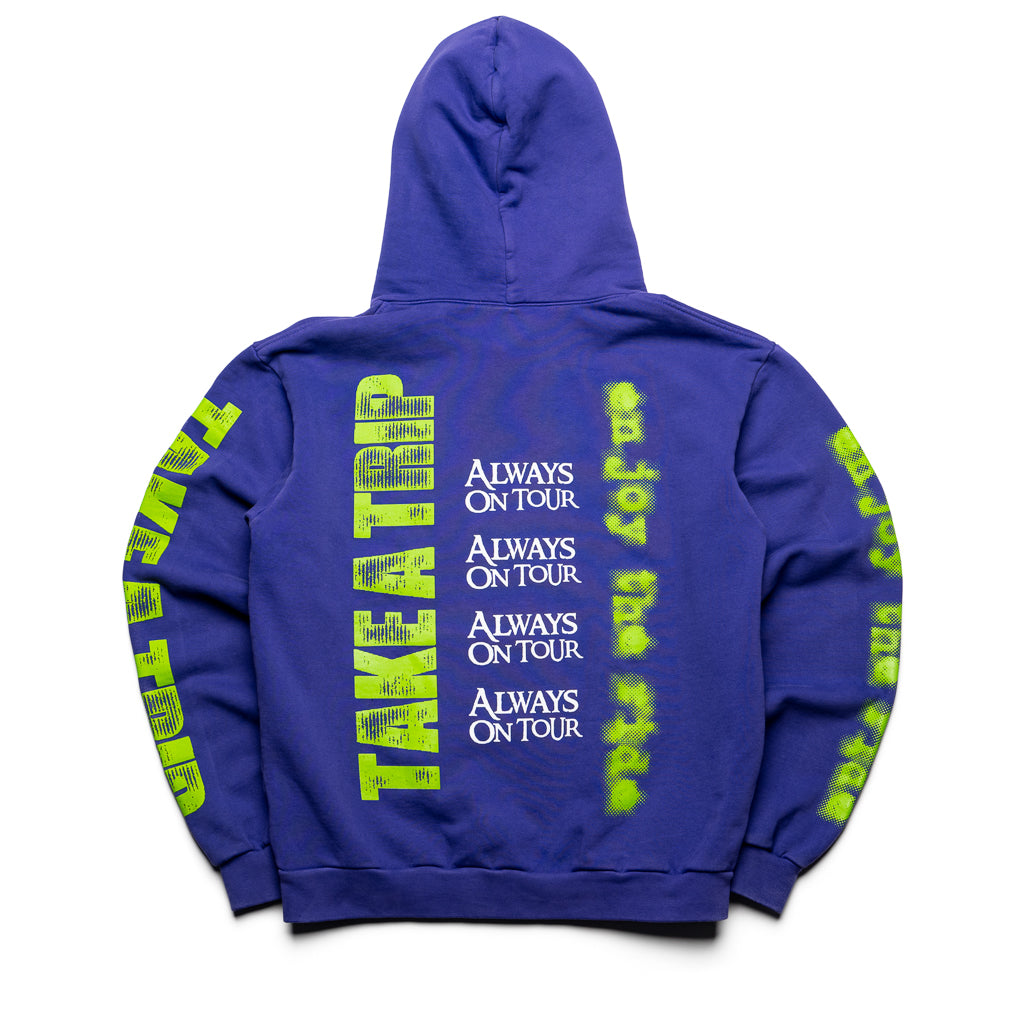 Always On Tour Lo Fi Anniversary Hoodie - Medium Lilac | Cozy Unisex Pullover for Music Lovers, Perfect for Concerts & Chill Evenings