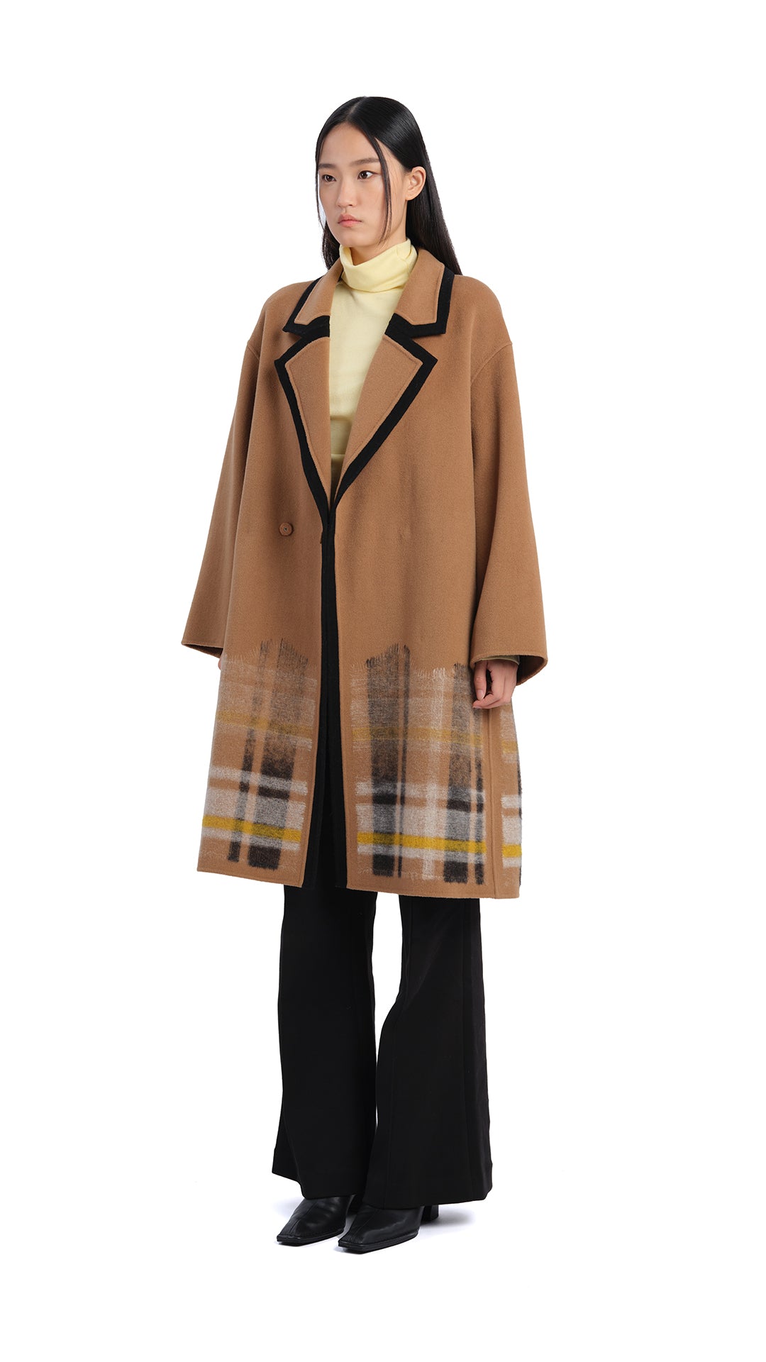 Needle Punch Double Face Coat - Warm & Stylish Winter Jacket for Men & Women - Perfect for Outdoor Activities, Hiking & Cold Weather
