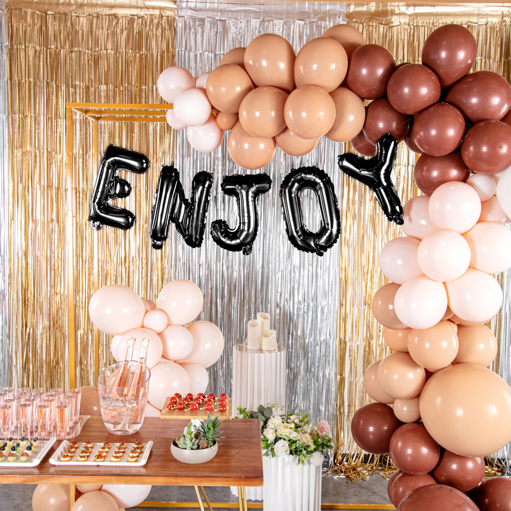 Balloonify Black Mylar Letter J Balloon - 16 Inch Large Foil Alphabet Balloon for Birthday Parties, Baby Showers & Graduation Decorations - 1 Count Box
