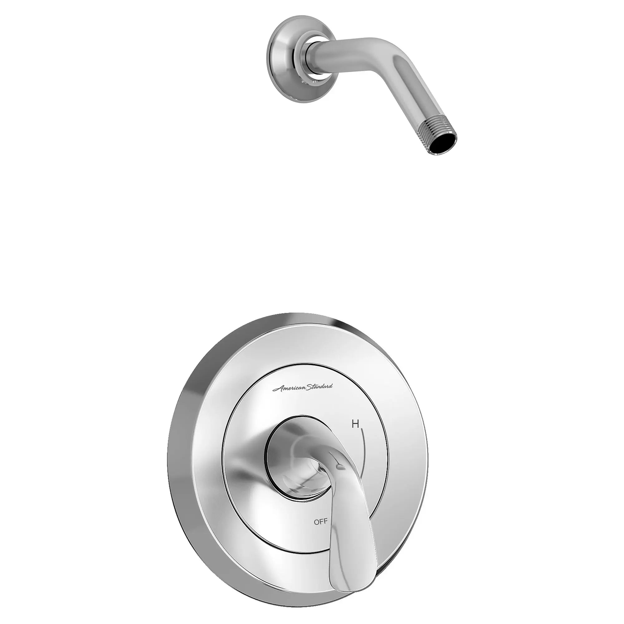 Fluent® Shower Trim Kit - No Showerhead, Double Ceramic Pressure Balance Cartridge, Lever Handle - Perfect for Bathroom Renovation & Modern Home Upgrades