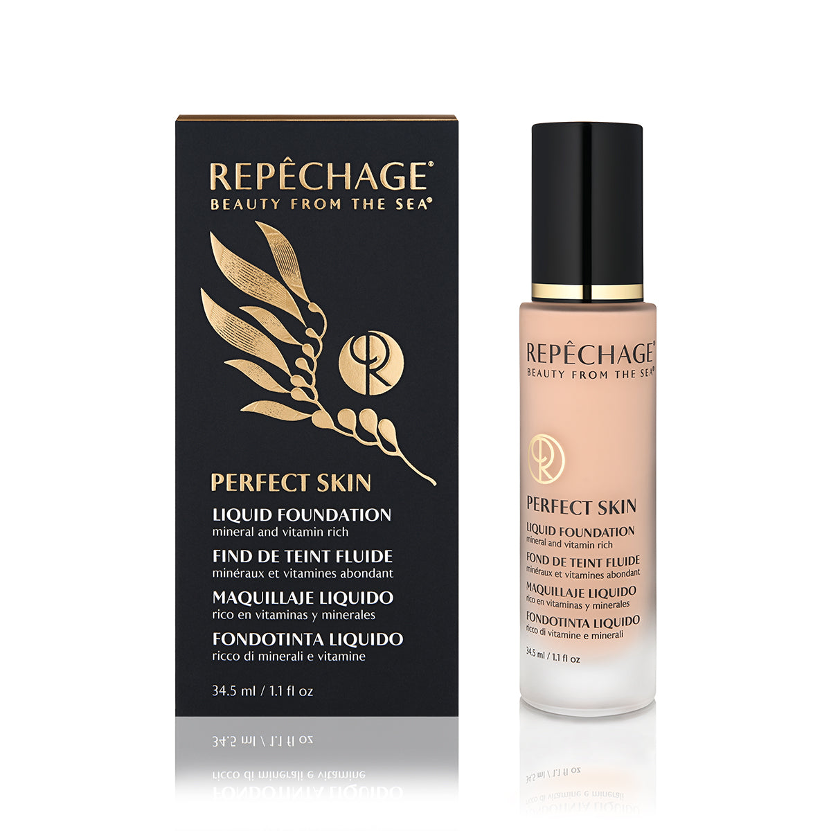 Perfect Skin Liquid Foundation - Cool Tone (PS3) | Flawless Matte Finish for Oily & Combination Skin | Ideal for Everyday Wear & Special Occasions