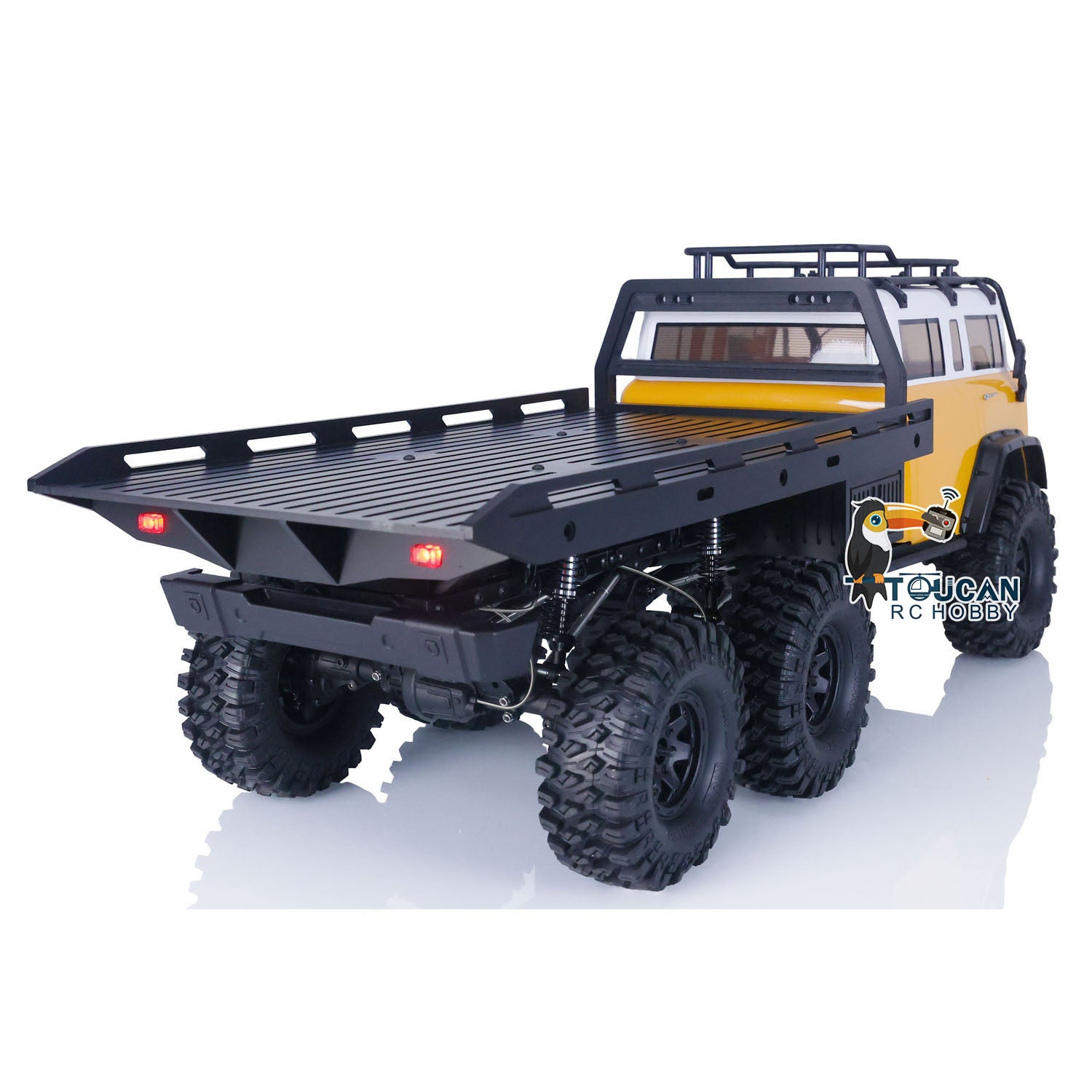 CrossRC JT6 1/10 Scale 6WD RC Crawler Truck - 2.4GHz Remote Control, ESC, Motor & LED Lights - DIY Off-Road Vehicle for Rock Crawling & Trail Adventures