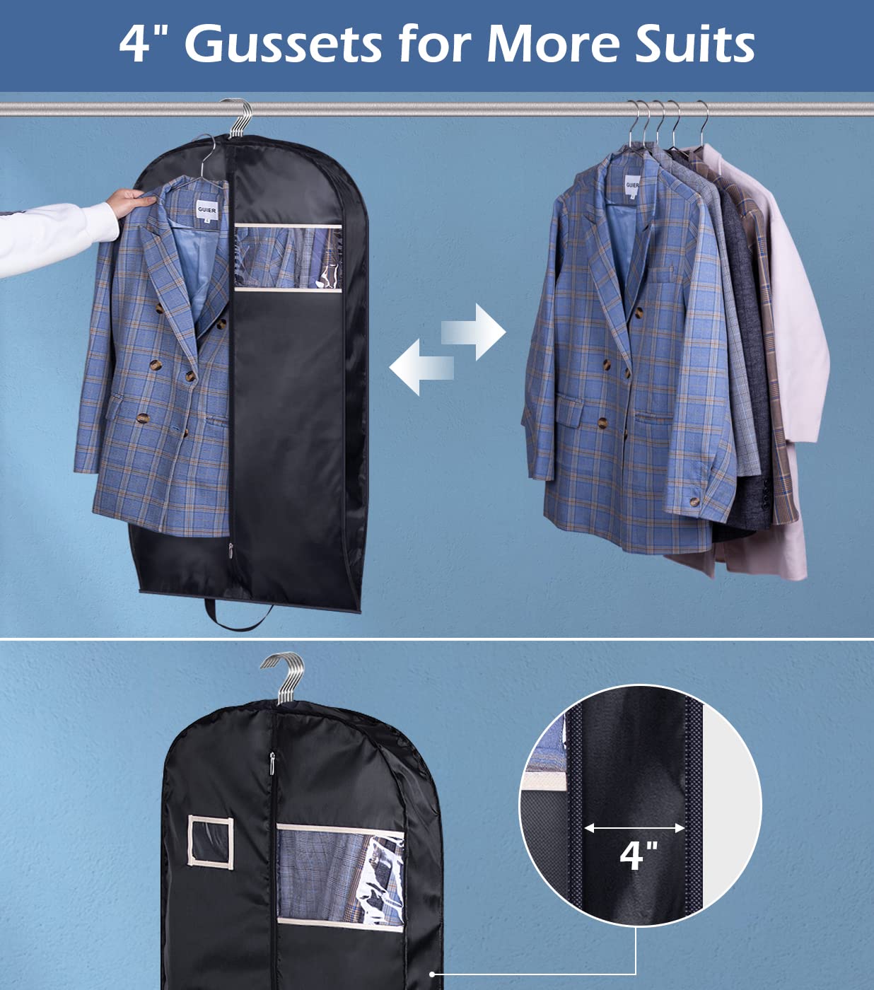 Waterproof Travel Garment Bag for Men - 43