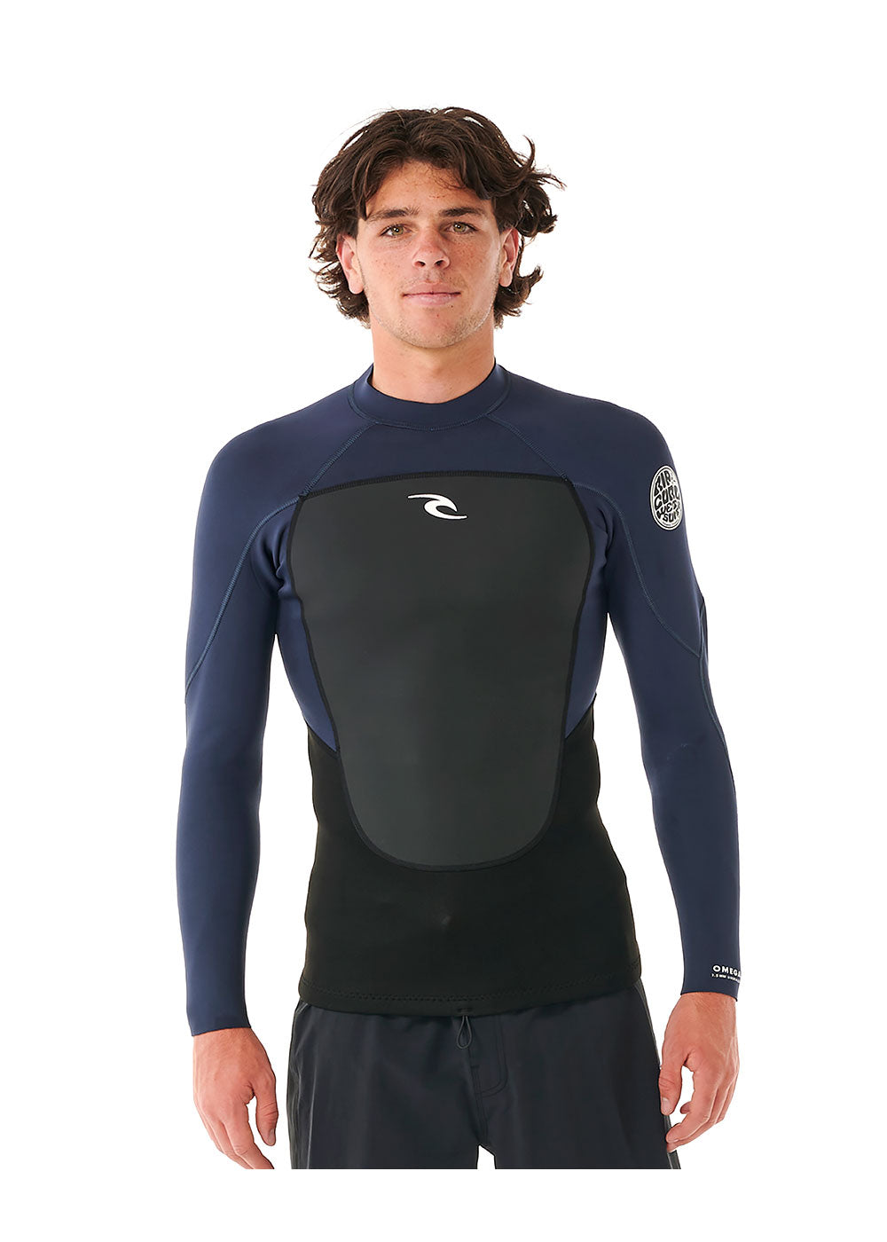 Rip Curl Men's Omega 1.5mm Long Sleeve Wetsuit Jacket - Surfing, Diving & Water Sports Thermal Protection
