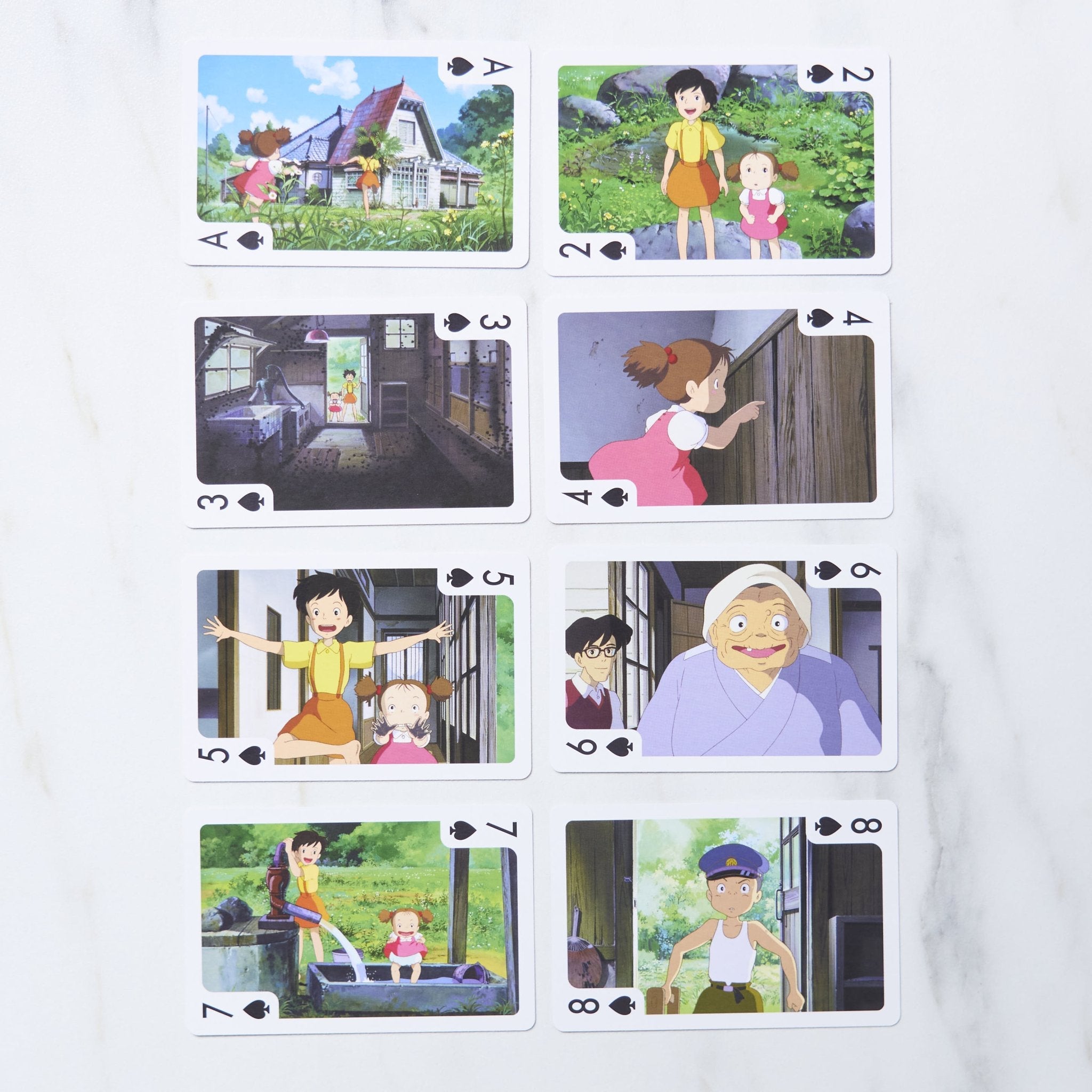 Studio Ghibli Playing Cards - Official Ensky Anime Card Deck with Spirited Away, My Neighbor Totoro & Howl's Moving Castle Characters - Perfect for Game Nights, Collecting & Gifts for Ghibli Fans