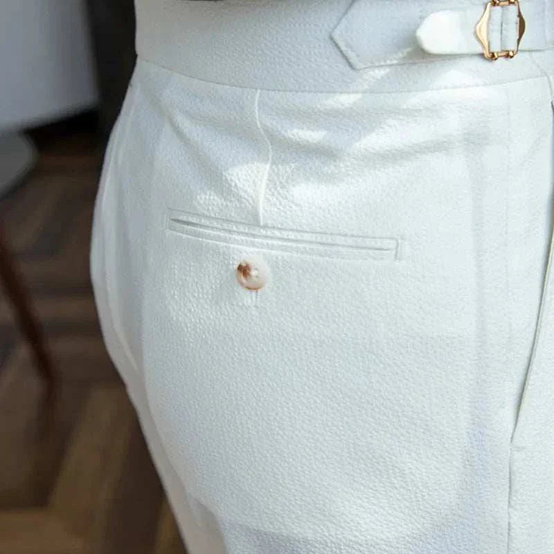 Italian Designer High Waist Office Pants for Women - Professional Work Trousers for Business Casual & Formal Workwear