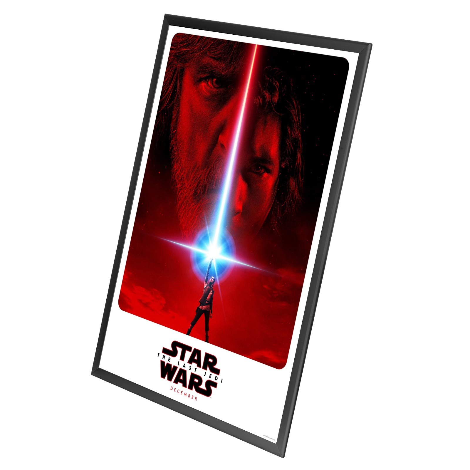 SnapeZo 3-Pack 27x40 Inches Black Movie Poster Frames - Front Loading Snap Frames with 1.25