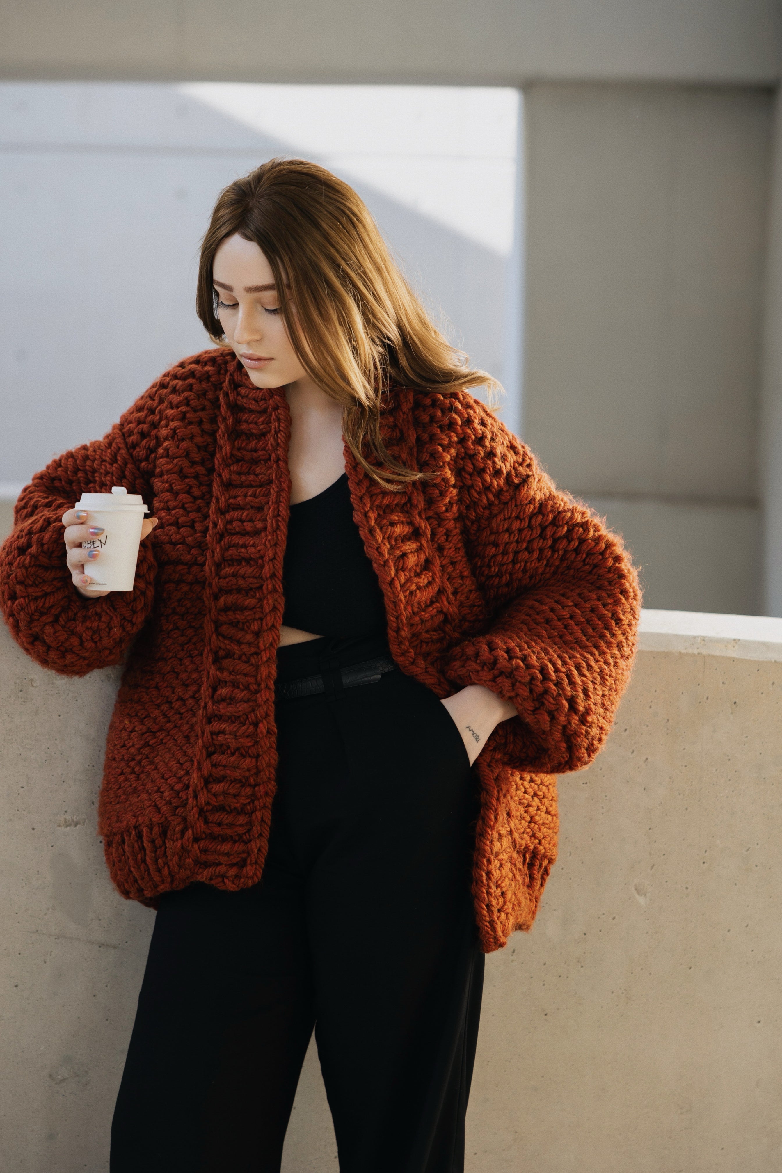 Lana Classic Cardigan for Women - Soft Knit Sweater with Pockets | Cozy Fall & Winter Layering Essential for Office, Travel & Casual Outfits