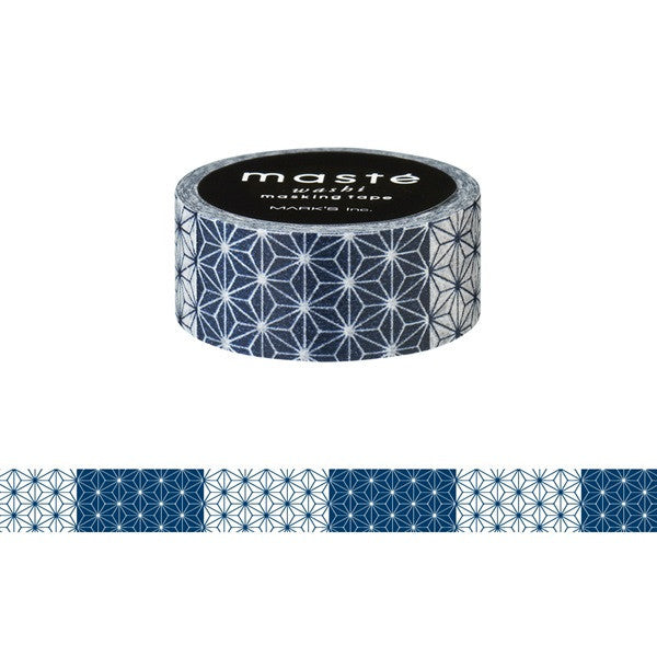 Japanese Asanoha Washi Tape - Decorative Hemp Leaf Pattern Masking Tape for Scrapbooking, Journaling, DIY Crafts & Home Decor