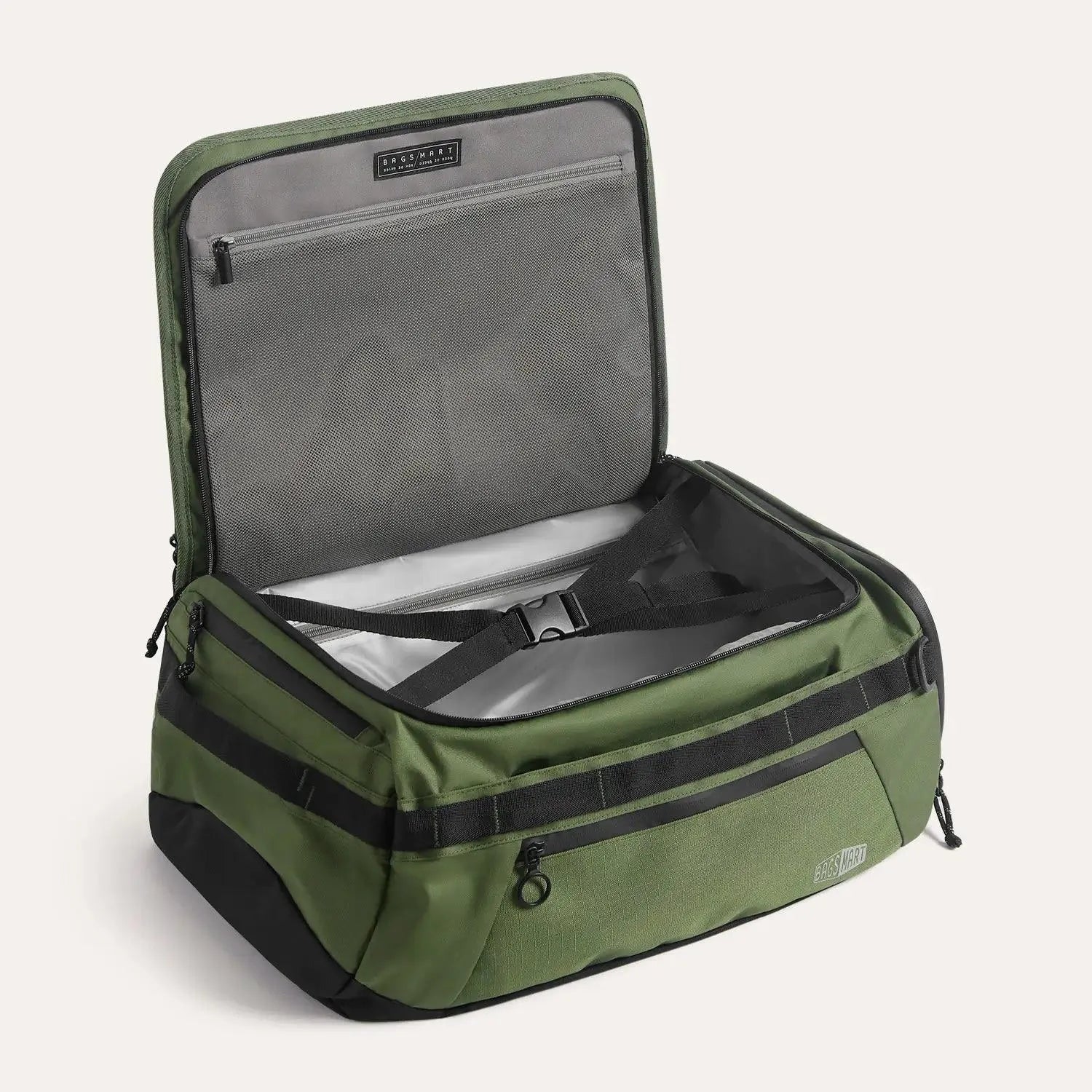 Paz 43L Duffle Backpack - Waterproof Travel Duffel Bag with Shoulder Strap for Gym, Camping & Weekend Getaways