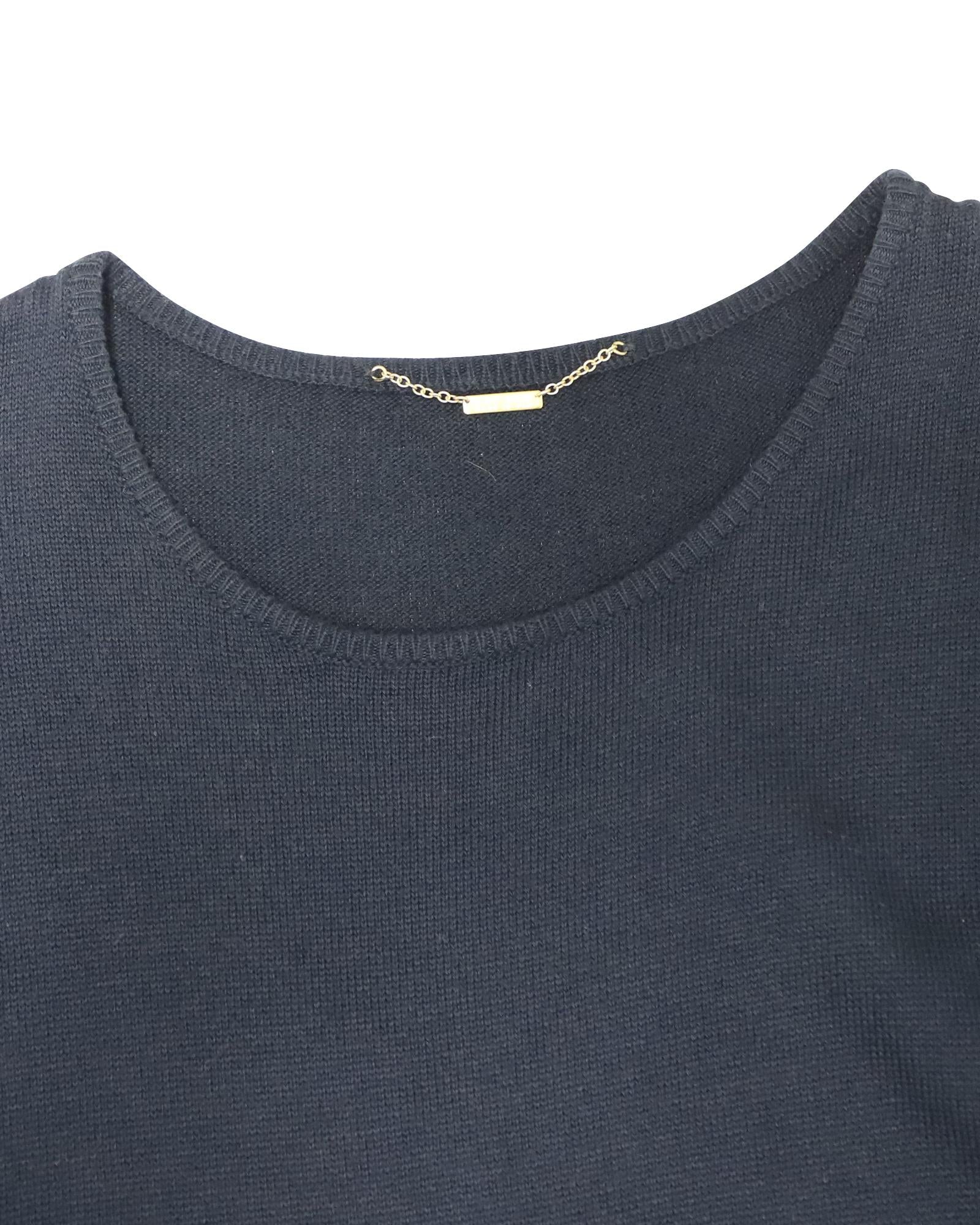 The Row Navy Blue Asymmetrical Wool Dress - Elegant Evening Gown for Women | Perfect for Cocktail Parties, Galas & Formal Events
