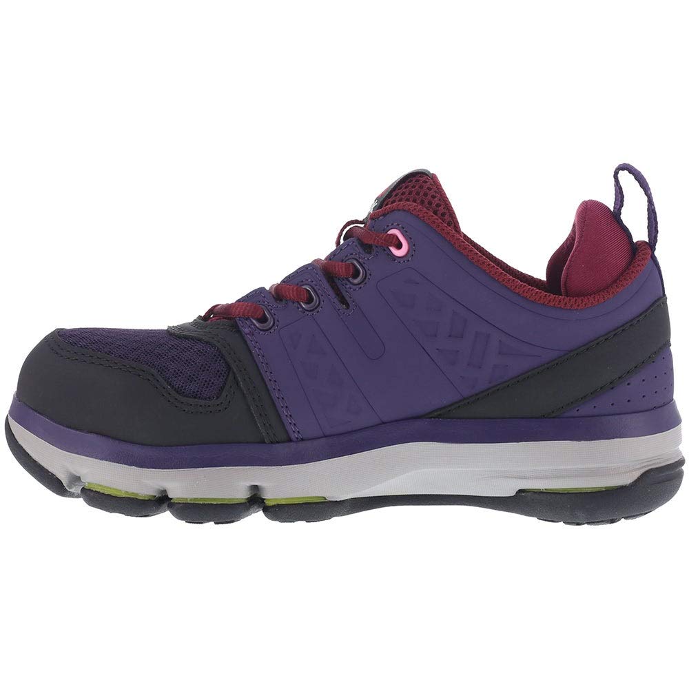 Reebok Men's DMX Flex Safety Toe Work Shoes - Steel Toe Construction, Slip Resistant & Comfortable for Construction, Warehouse & Industrial Work
