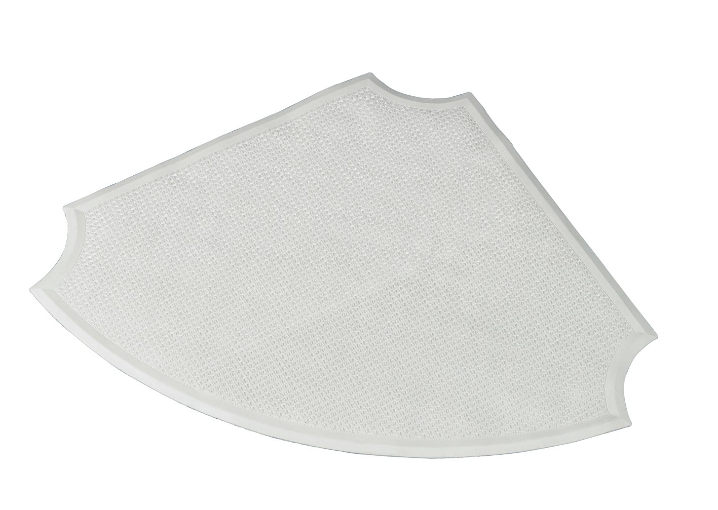 Non-Slip Corner Shower Mat for Elderly & Disabled - Bath Safety
