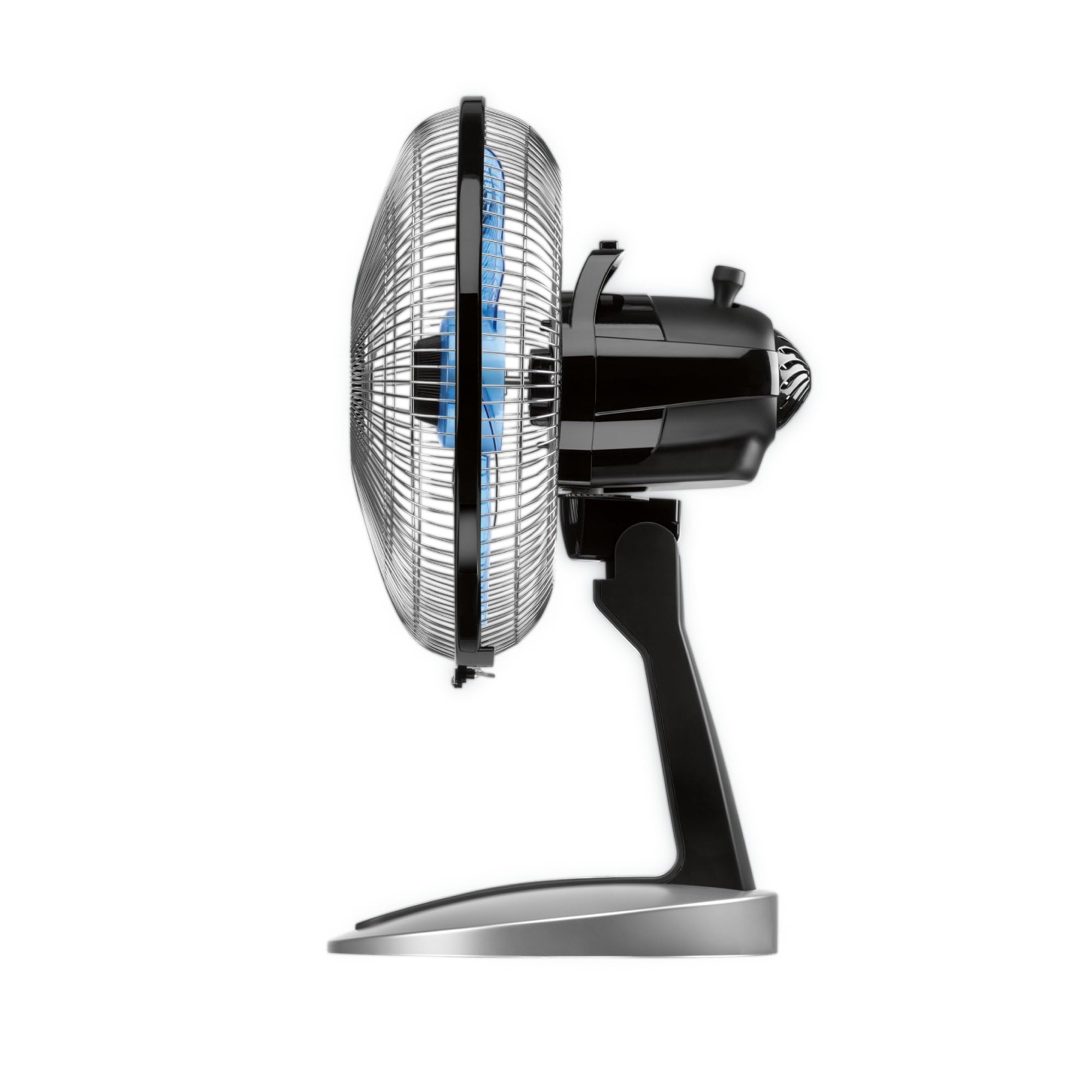 Rowenta VU2660 18-Inch Turbo Silence Table Fan - Ultra Quiet Oscillating Desk Fan with Remote, 5 Speed Settings, Portable for Bedroom, Office & Indoor Use - Black