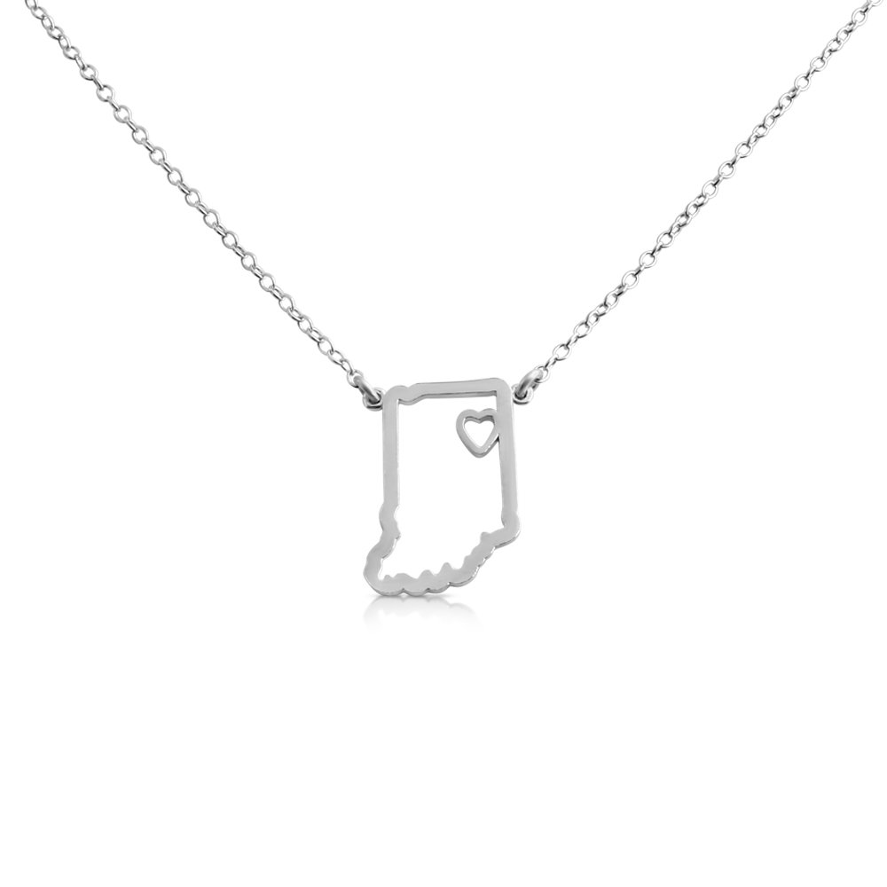 925 Sterling Silver Small Indiana Necklace - 