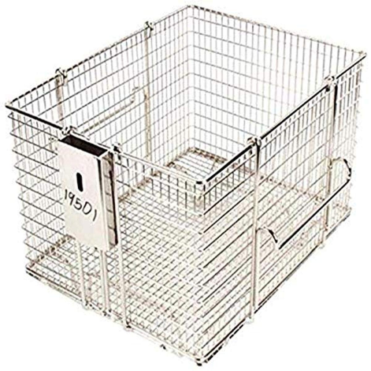 Henny Penny 19501 Commercial Electric Fryer Basket - Stainless Steel Deep Fryer Basket for Restaurants, Fast Food & Catering - Perfect for Chicken Wings, French Fries & Seafood Frying