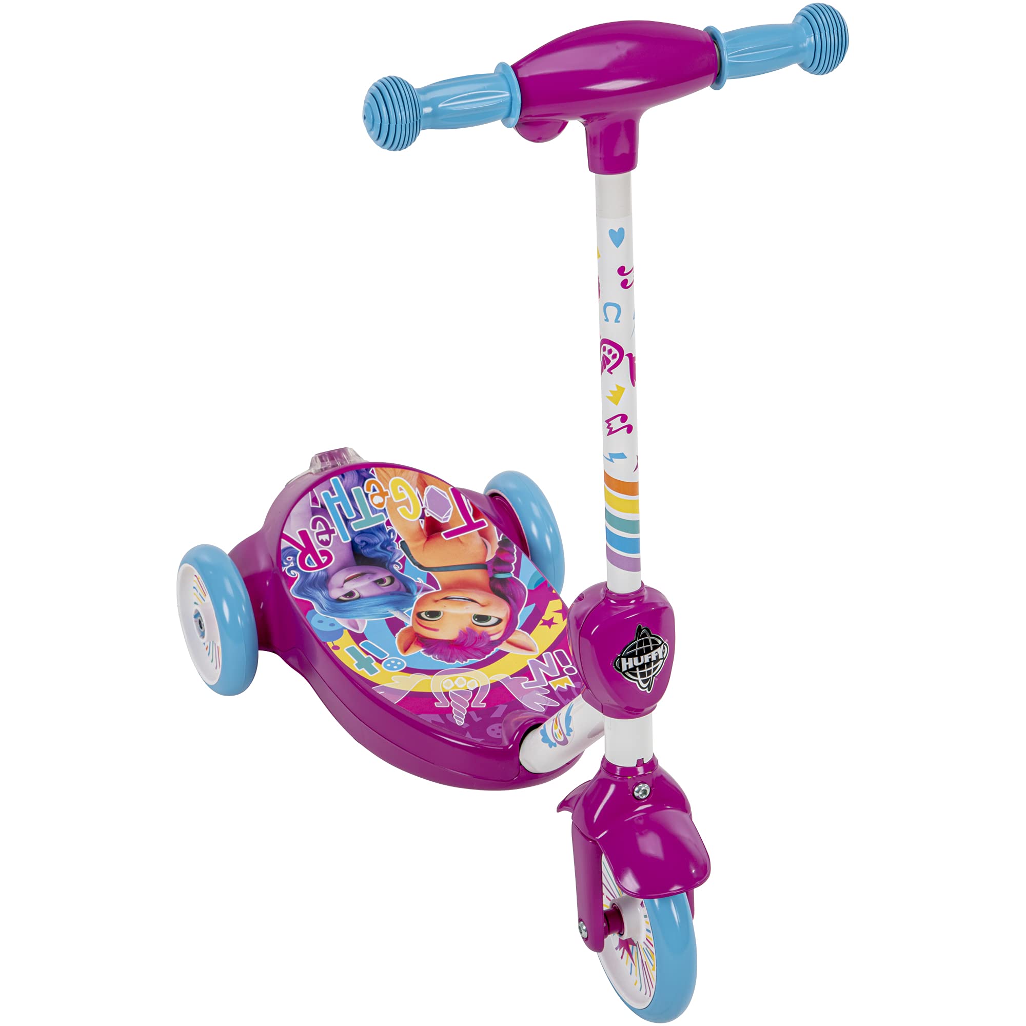 Huffy Kids Electric Bubble Scooter - Battery Powered Ride On Toy with Bubbles & Charger, 2.0 MPH for Ages 3-5 | Multiple Colors & Styles | Perfect for Outdoor Play, Birthday Gifts & Preschool Fun