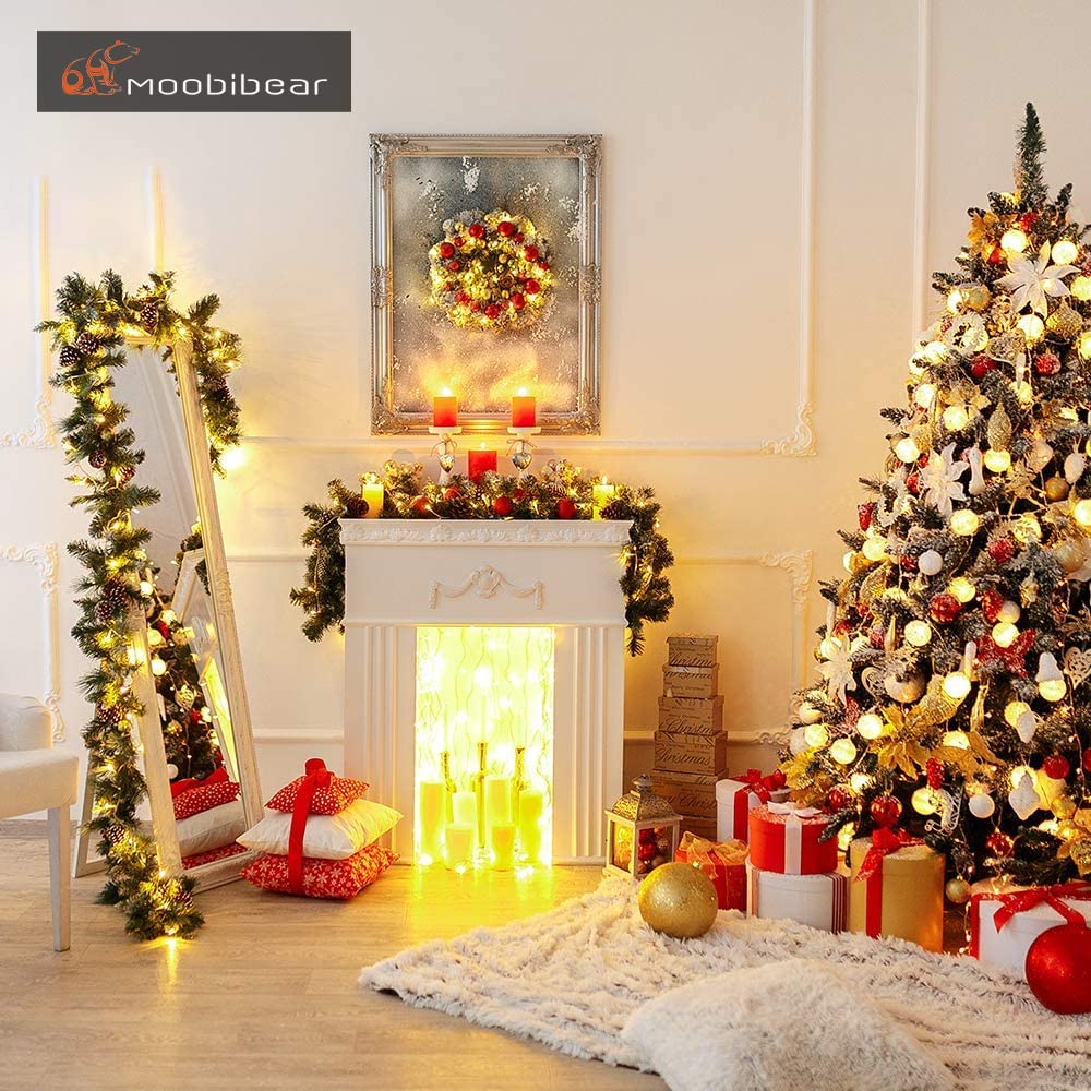 Moobibear 66ft 200 LED Dimmable Fairy String Lights - Warm White Copper Wire Starry Lights with Remote Control for Indoor Outdoor Use | Perfect for Garden, Room, Patio, Party, Valentine's Day & Christmas Decorations