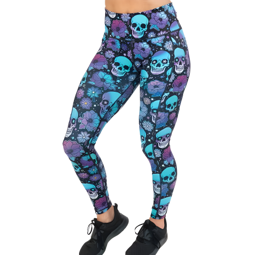 Eternal Spring High Waist Yoga Leggings for Women - Soft Stretchy Workout Tights - Perfect for Yoga, Running, Gym & Lounge Wear