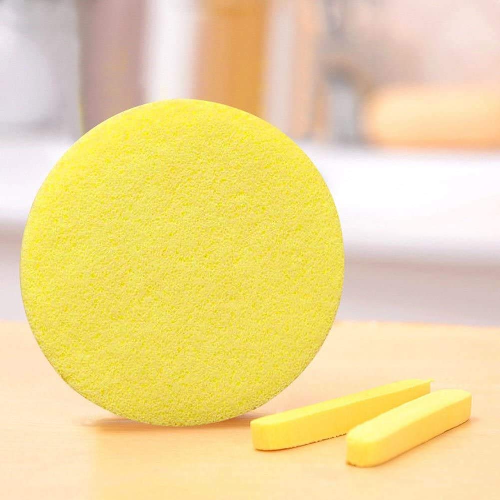 Professional Facial Cleaning Sponge Pads - Makeup Remover Wipes & Wash Puff for Women - Salon Quality, Soft & Gentle Exfoliation - Pack of 12 Multicolor - Perfect for Daily Skincare & Makeup Removal