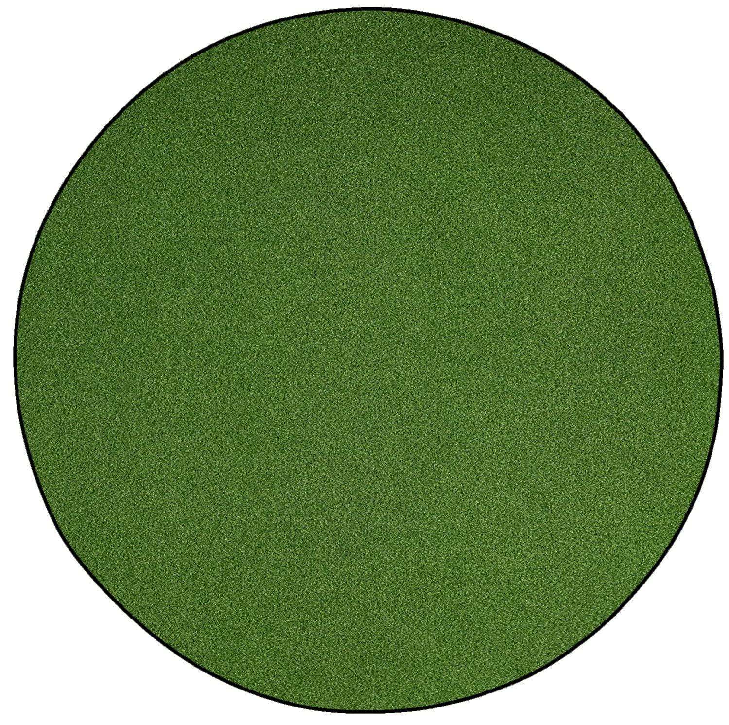Furnish My Place Green Turf Artificial Grass Mat - 5' Round Indoor/Outdoor Area Rug & Runner, Realistic Fake Grass Polypropylene Lawn Carpet for Patio, Balcony, Playroom & Home Decor