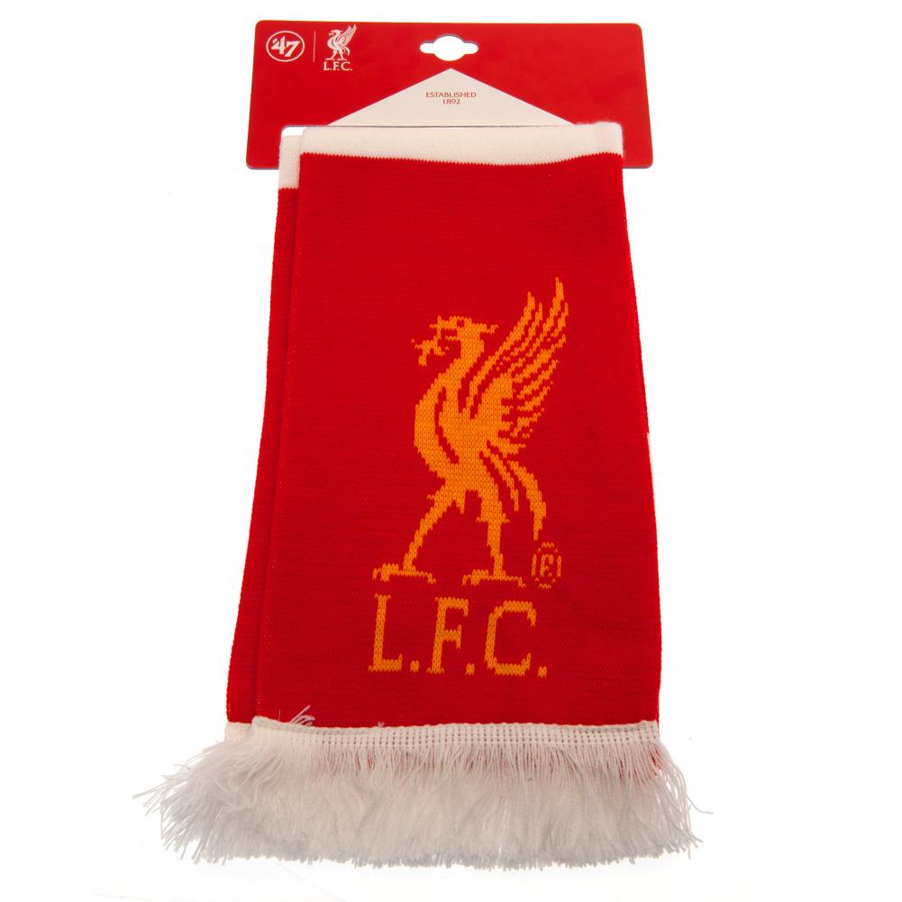 Liverpool FC Bar Scarf - Official Football Team Fan Scarf for Men & Women - Perfect for Match Days, Pub Gatherings & Sports Events