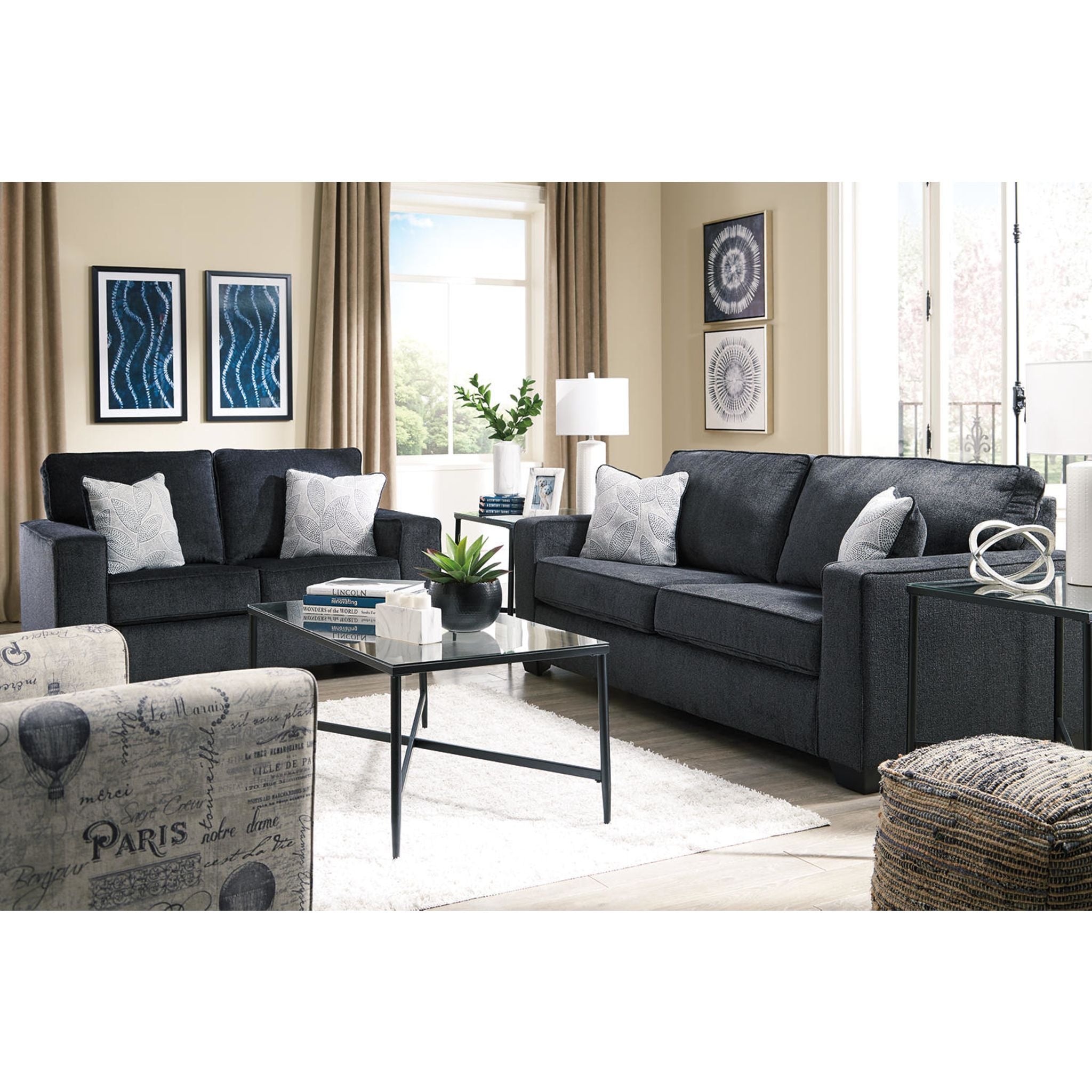 Altari Loveseat - Modern Small Couch for Living Room, Apartment & Office | Comfortable 2-Seater Sofa for Cozy Spaces, Compact Furniture for Small Homes