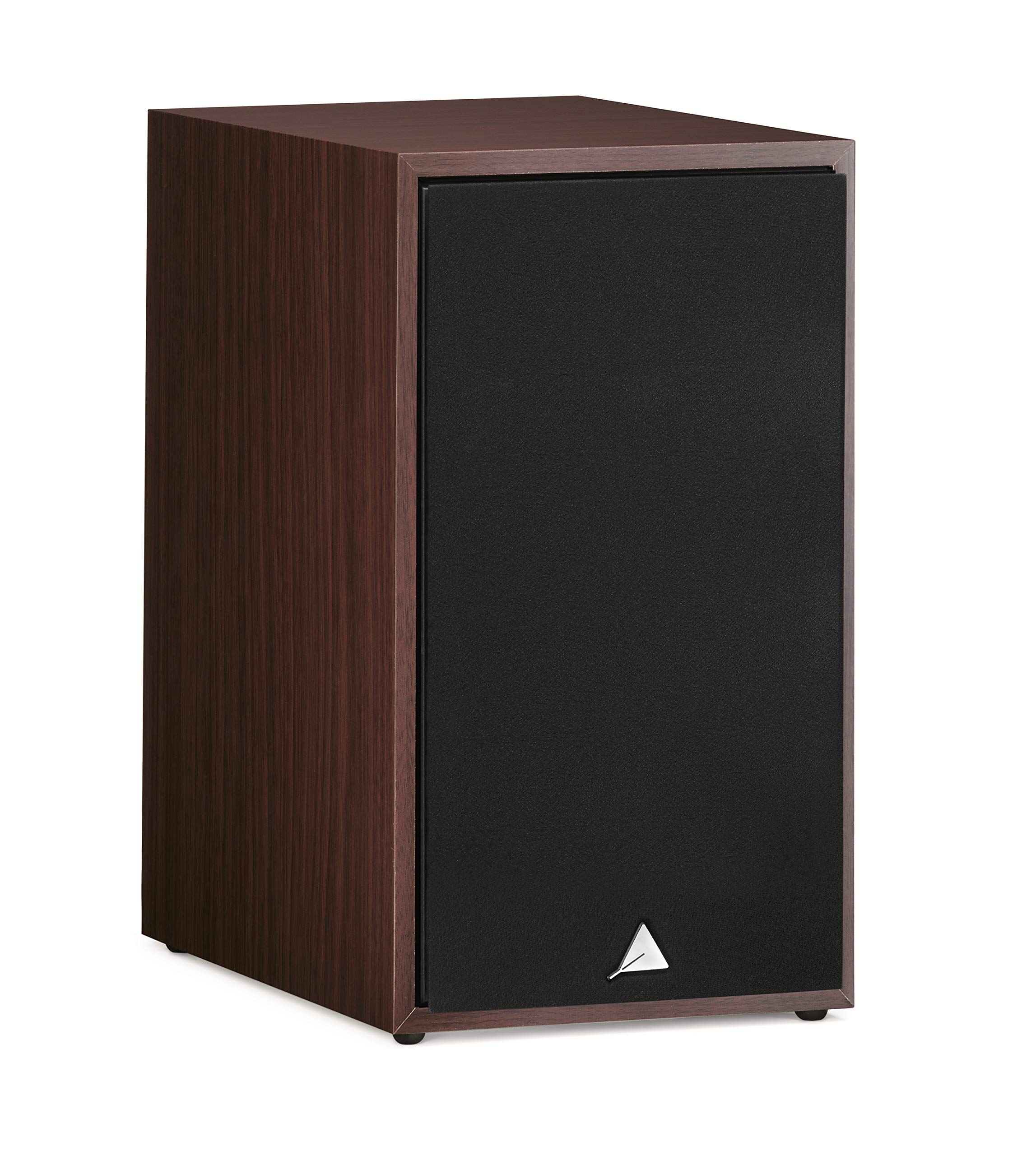 BOREA BR02 Hi-Fi Bookshelf Speakers - 80W Power Handling, 89dB Sensitivity - Premium Walnut Finish (Pair) - Ideal for Music & Home Theater - 6.9 x 12.2 x 10.8 inches - Perfect for Small to Medium Rooms, Audiophile Listening & Movie Nights