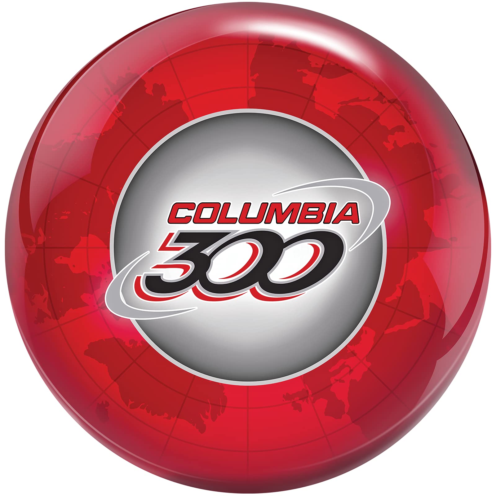 Columbia 300 Red Viz-a-Ball Bowling Ball - High Performance Reactive Resin for Strikes & Spares | Perfect for League Play & Tournament Bowling
