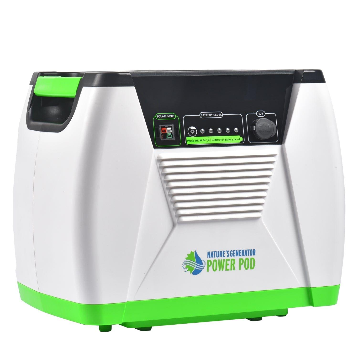 Nature's Generator Power Pod - Portable Solar Generator for Camping, Emergencies & Off-Grid Power - Reliable Backup Battery for Home & Outdoor Use