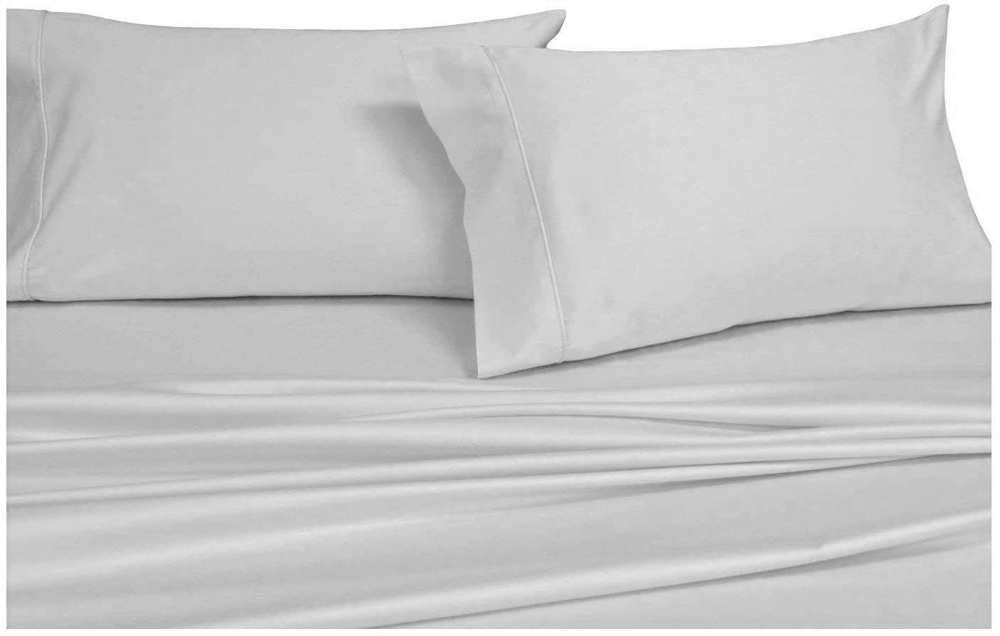 Premium 100% Giza Cotton RV King Sheets 72x80 - 4-Piece Deep Pocket (18