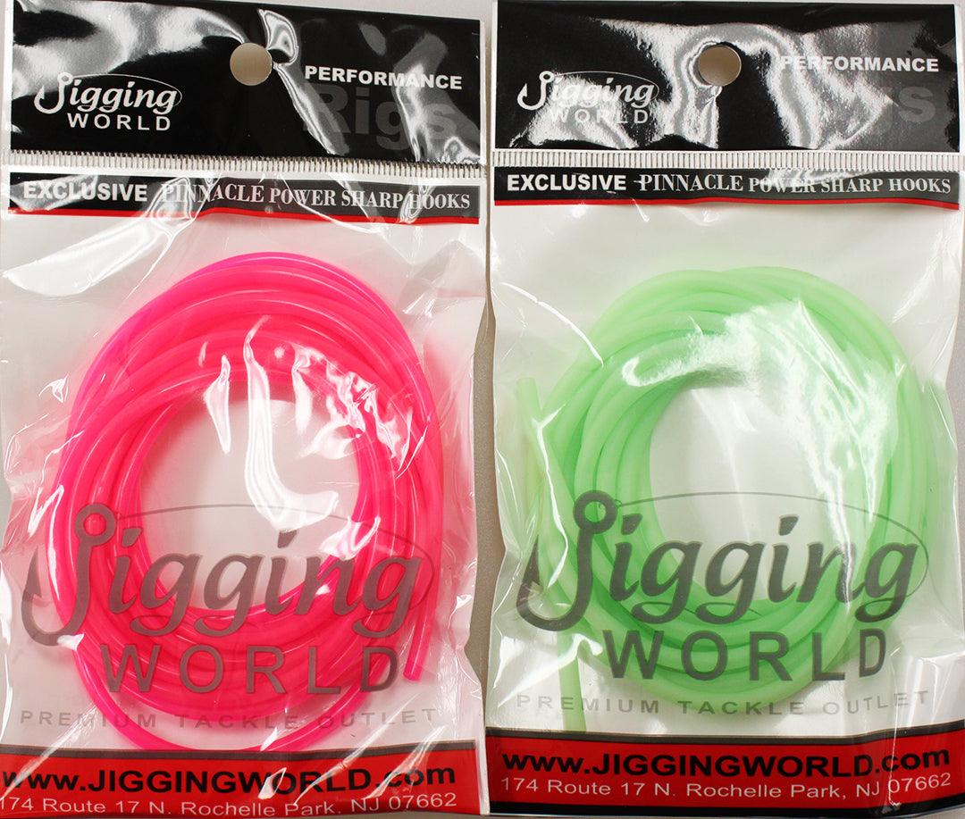 Jigging World 10ft Fishing Tubes - Durable Saltwater & Freshwater Bait Tubes for Offshore and Inshore Fishing - Perfect for Jigging, Trolling, and Live Bait Fishing