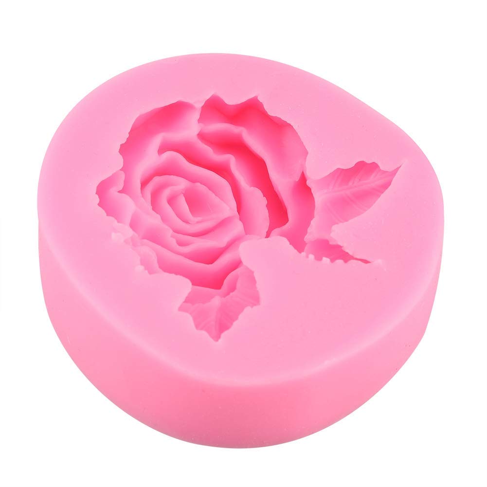 Rose-Shaped Silicone Molds for Cake Decorating - Fondant & Chocolate Baking Tools - Perfect for DIY Desserts, Wedding Cakes, Cupcakes & Party Treats