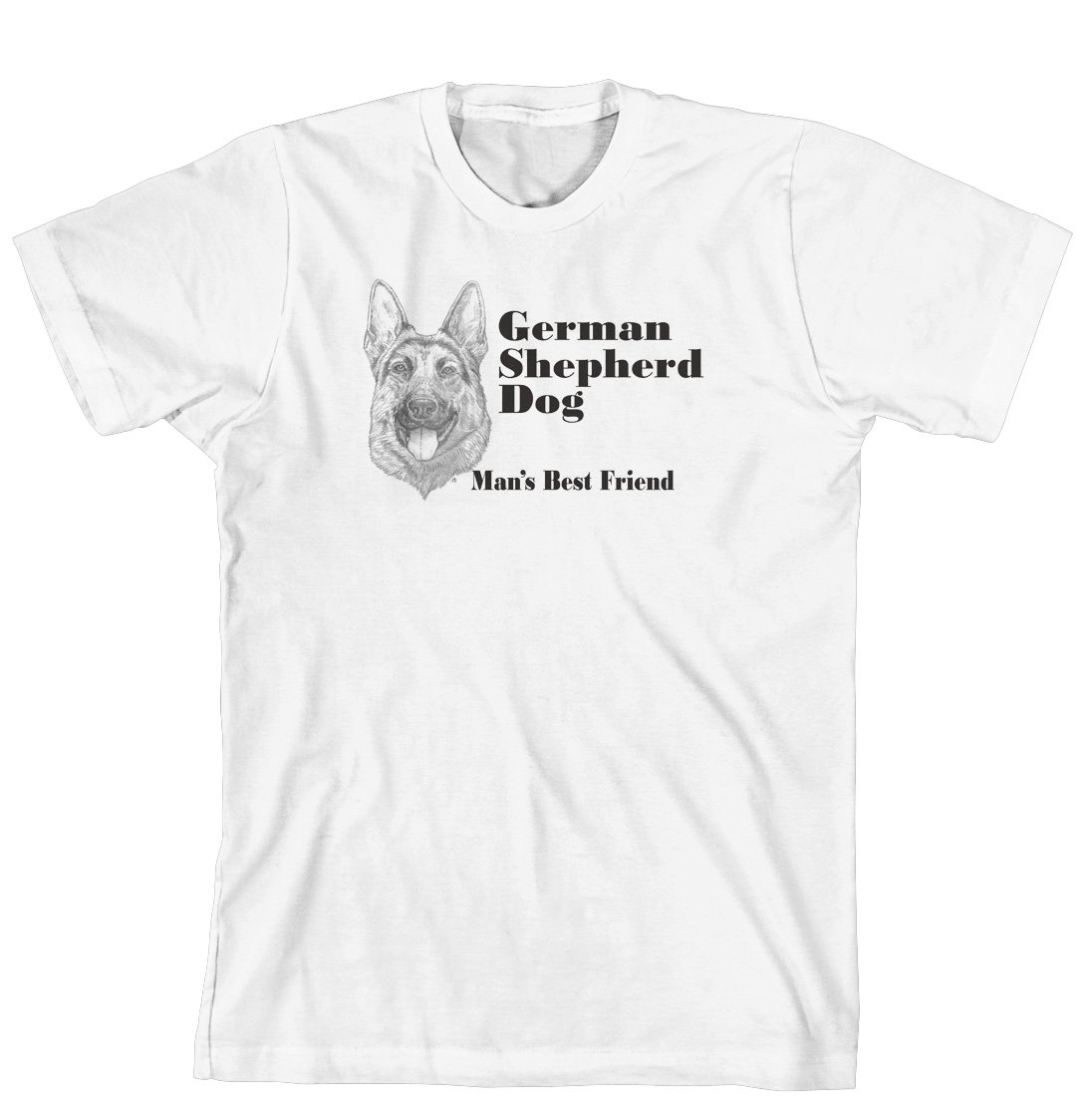 German Shepherd Best Friend T-Shirt for Men - Comfortable & Stylish Dog Lover Tee - Perfect for Casual Wear, Gifts & Dog Owner Apparel