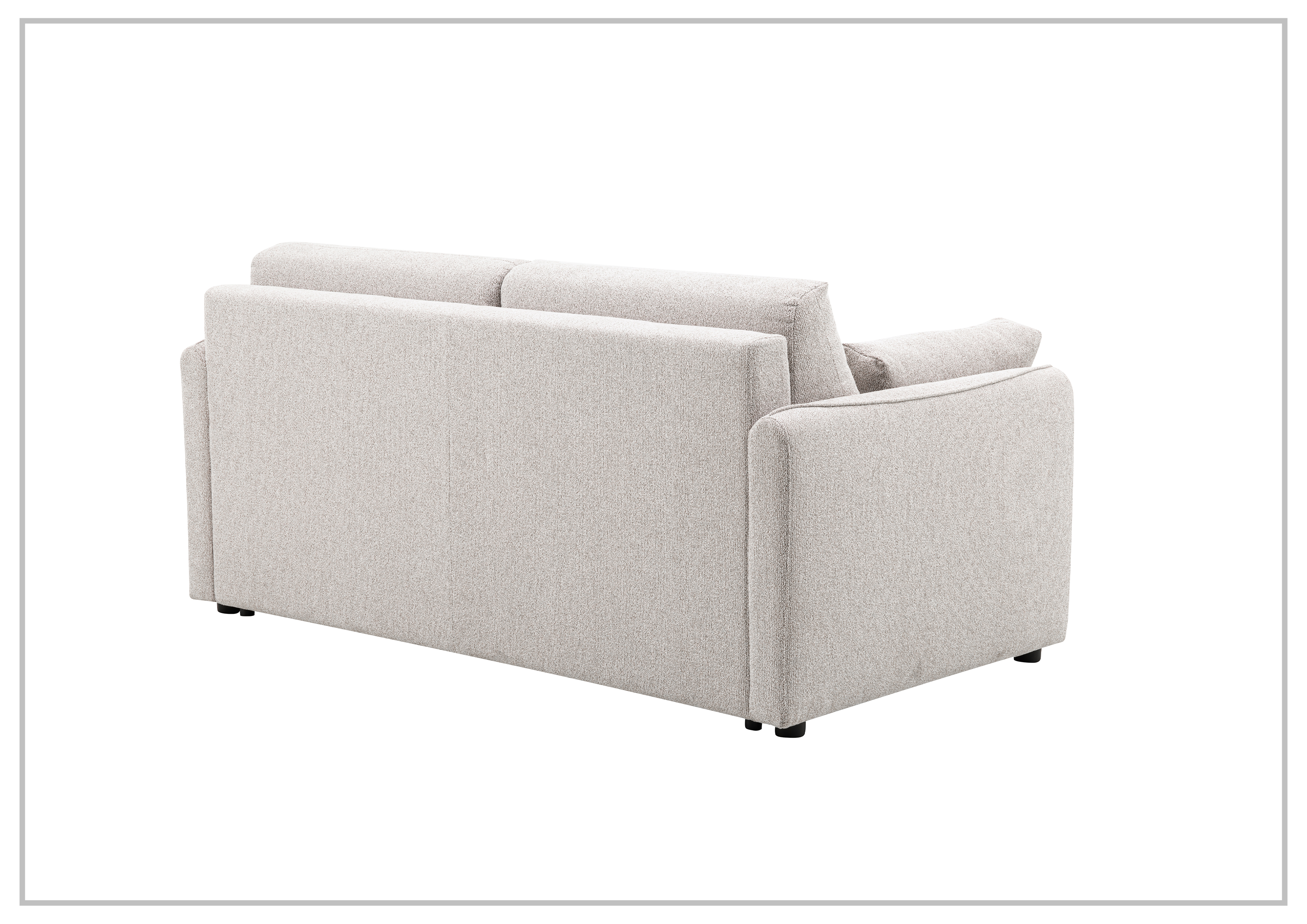 Gio Italia New York Queen Size Fabric Sleeper Sofa with Memory Foam - Affordable Convertible Sofa Bed for Small Spaces, Guest Rooms & Apartments