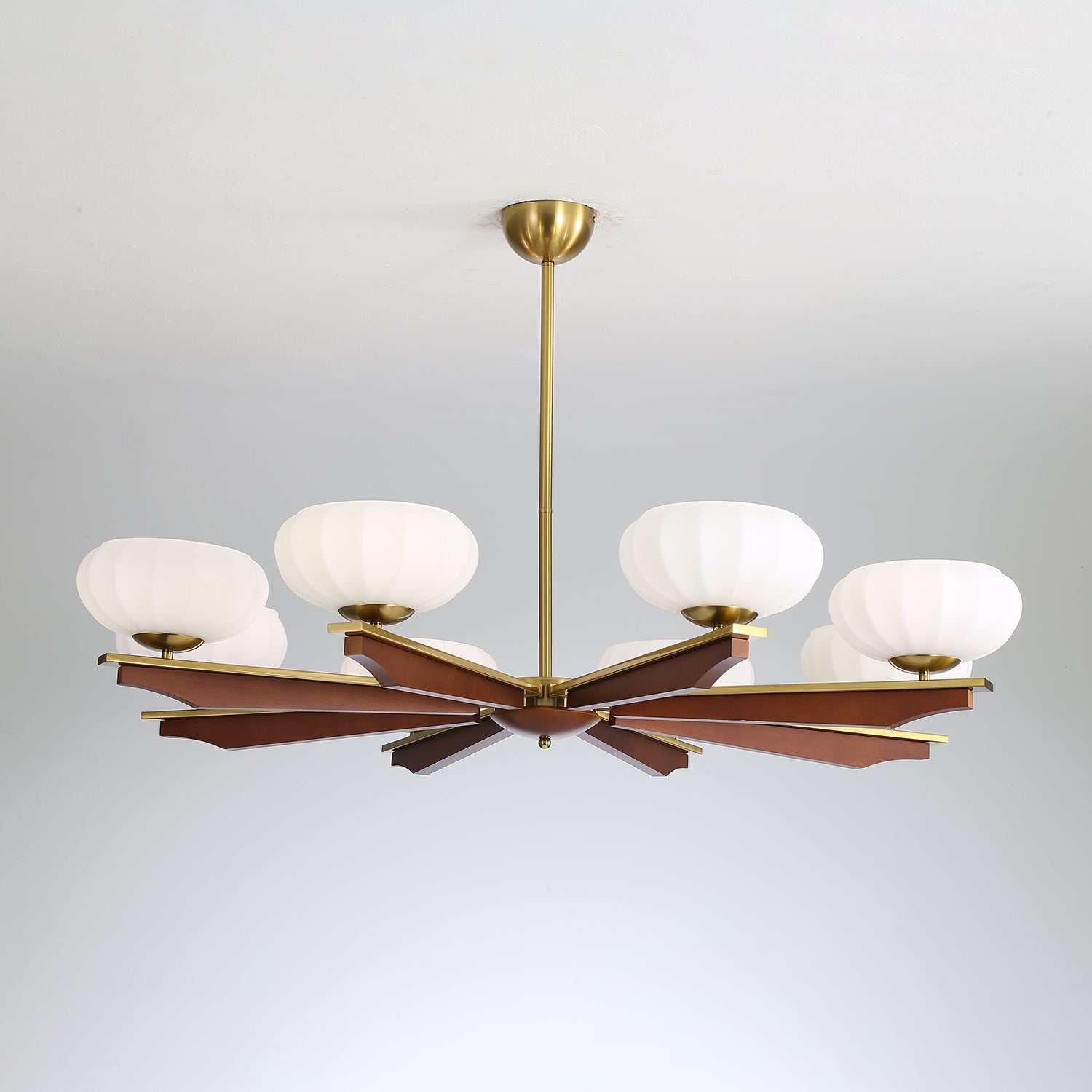 Elegant Imperium Chandelier - Modern Crystal Ceiling Light Fixture for Dining Room, Living Room & Bedroom | Perfect for Home Decor & Wedding Venues