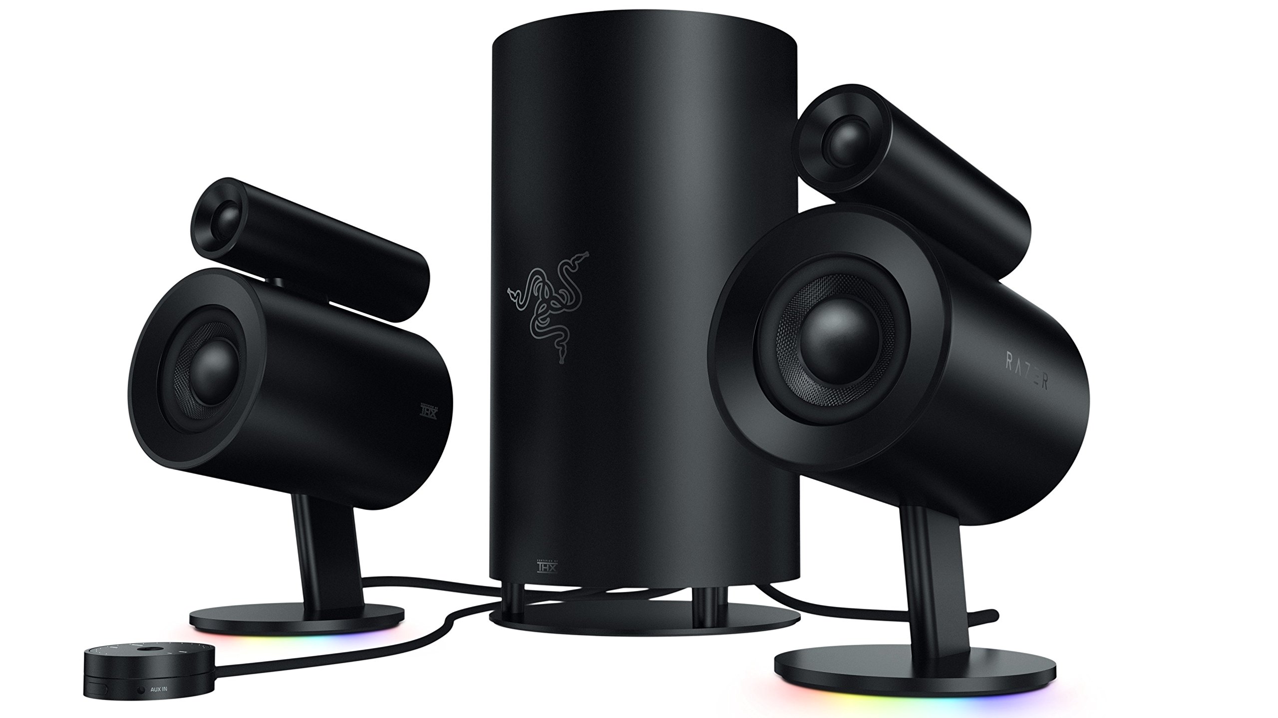 Razer Nommo Pro Premium 2.0 Gaming Speakers with USB, Bluetooth & Wireless Connectivity - Perfect for PC, PS5, Xbox Gaming & Home Theater Setup