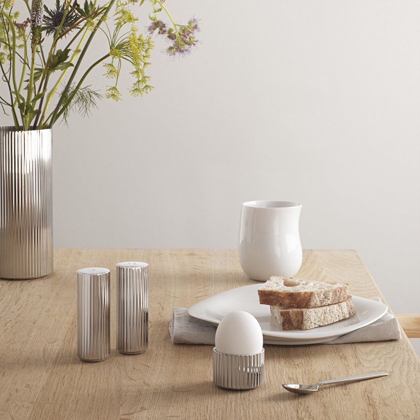 Georg Jensen Bernadotte Large Vase - Premium Scandinavian Home Decor for Living Room, Dining Table & Office Centerpiece