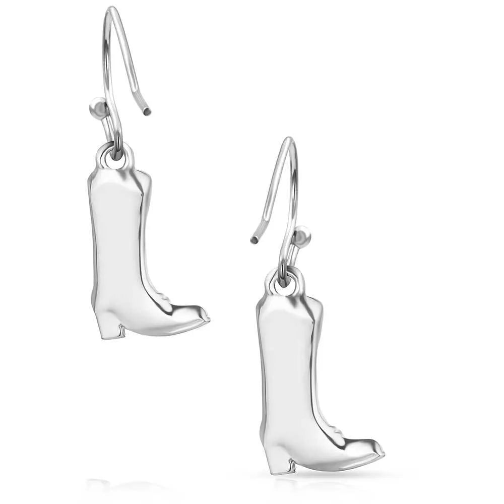 Handmade Western Cowboy Boot Earrings for Women - Stylish Boho Country Fashion Jewelry - Perfect for Country Concerts, Rodeos & Western Outfits