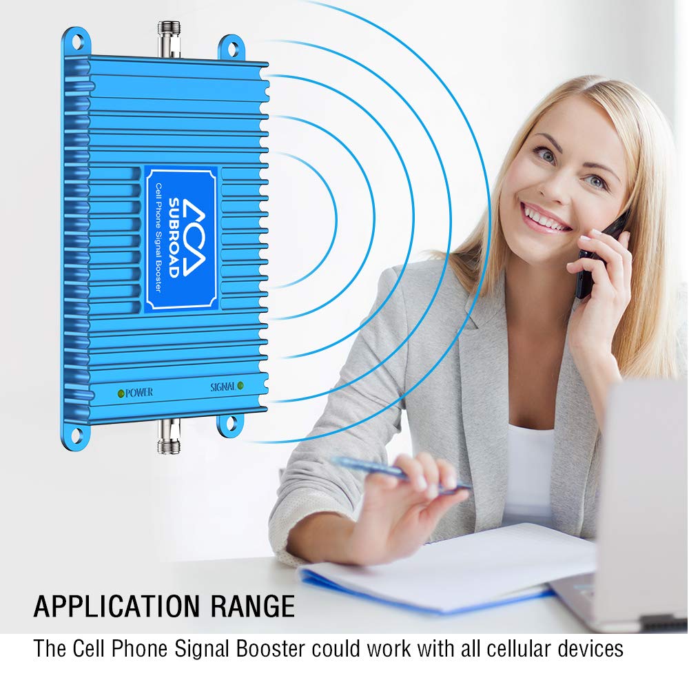 850MHz Band 5 2G GSM 3G CDMA 4G LTE Cell Phone Signal Booster - FDD Mobile Signal Amplifier for ATT & All Carriers - Home Office Warehouse Basement Garage Use - Improves Call Quality & Data Speed in Weak Signal Areas