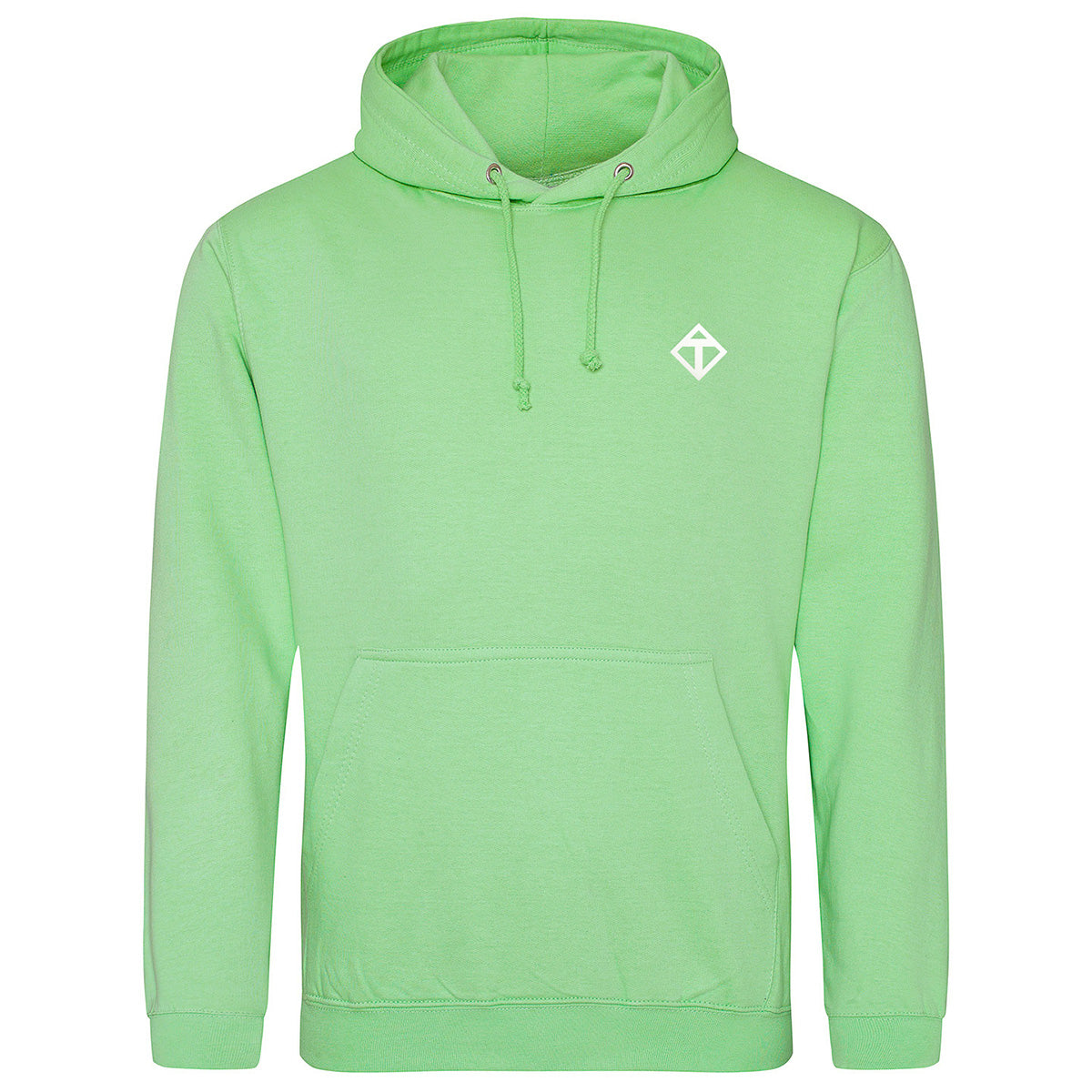 Apple Green Diamond Hoodie - Trendy Unisex Pullover for Men & Women - Perfect for Casual Wear, Street Style & Outdoor Activities