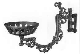 B&P Lamp® 11 Inch Vintage Cast Iron Wall Sconce with Reflector - Perfect for Bedroom, Living Room, and Porch Lighting