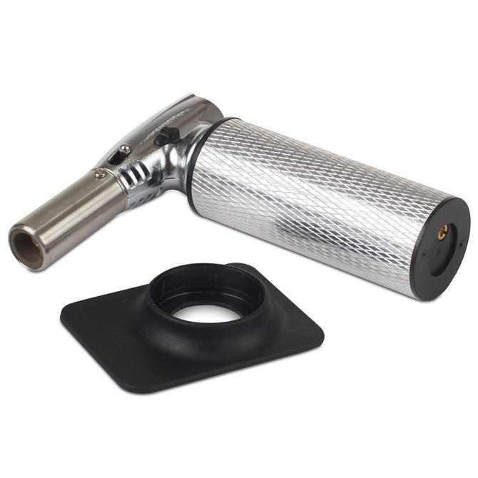 Butane Torch Lighter - Refillable & Adjustable Flame for Cooking, Creme Brulee, Soldering & DIY Projects - No Fuel Included (Great for Chefs, Bartenders & Crafters)