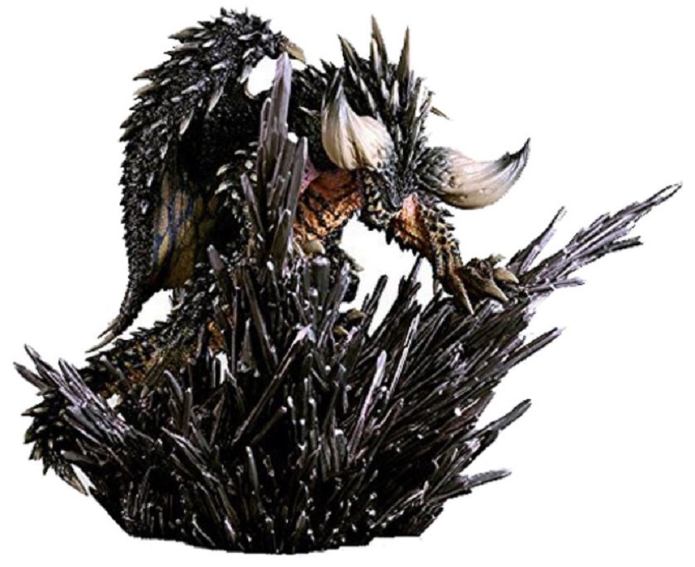 Monster Hunter: World Nergigante Action Figure - Highly Detailed Collectible Statue for Gamers & Anime Fans | Perfect for Display, Gifts & Gaming Room Decor