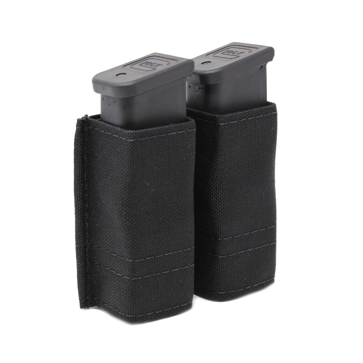 Esstac Double Pistol Gap KYWI Magazine Pouch - Tactical Molle Compatible for AR15, AK47, Pistols - Perfect for Range Training, Hunting & Military Use