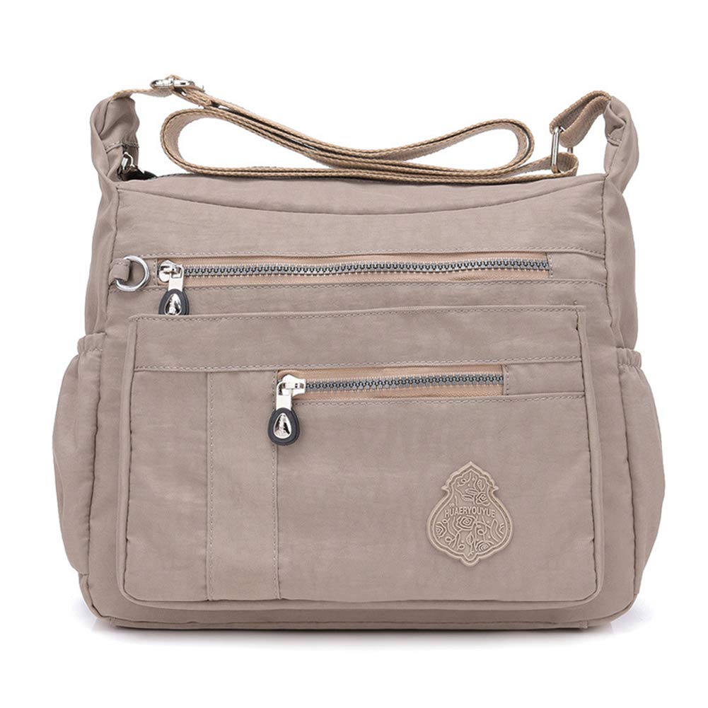 MINTEGRA Women's Waterproof Nylon Crossbody Bag - Lightweight Shoulder Purse & Messenger Bag for Travel, Work & Everyday Use