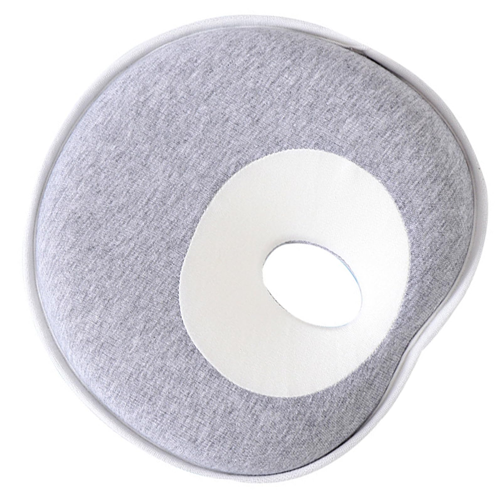 Best Ergonomic Baby Pillow for Flat Head Prevention - Soft Cotton Infant Head Support Cushion for Newborns 0-12 Months - Perfect for Safe Sleep & Tummy Time