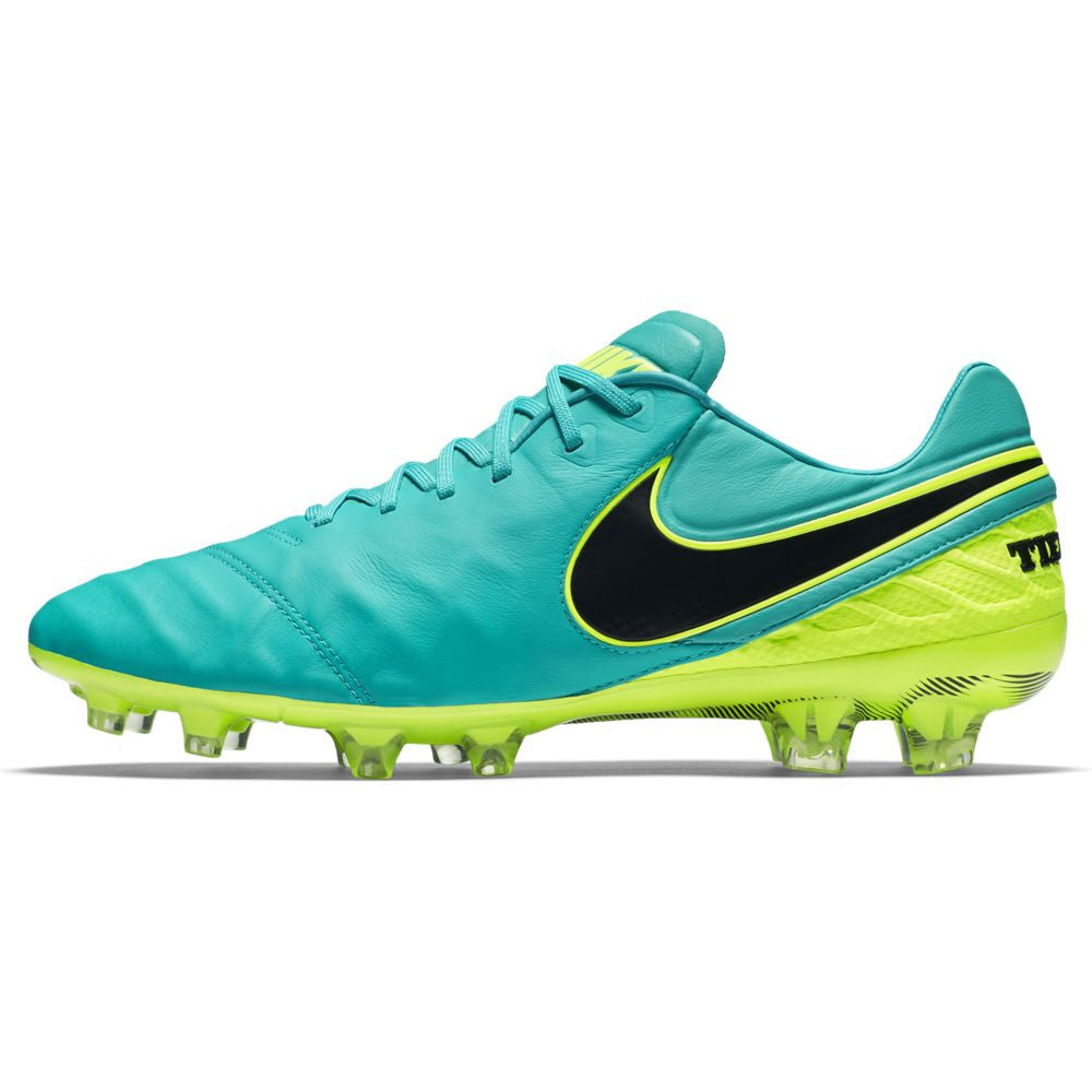 Nike Tiempo Legend VI FG Soccer Cleats - Clear Jade/Volt/Black - Firm Ground Football Boots for Men | Perfect for Outdoor Matches & Training Sessions