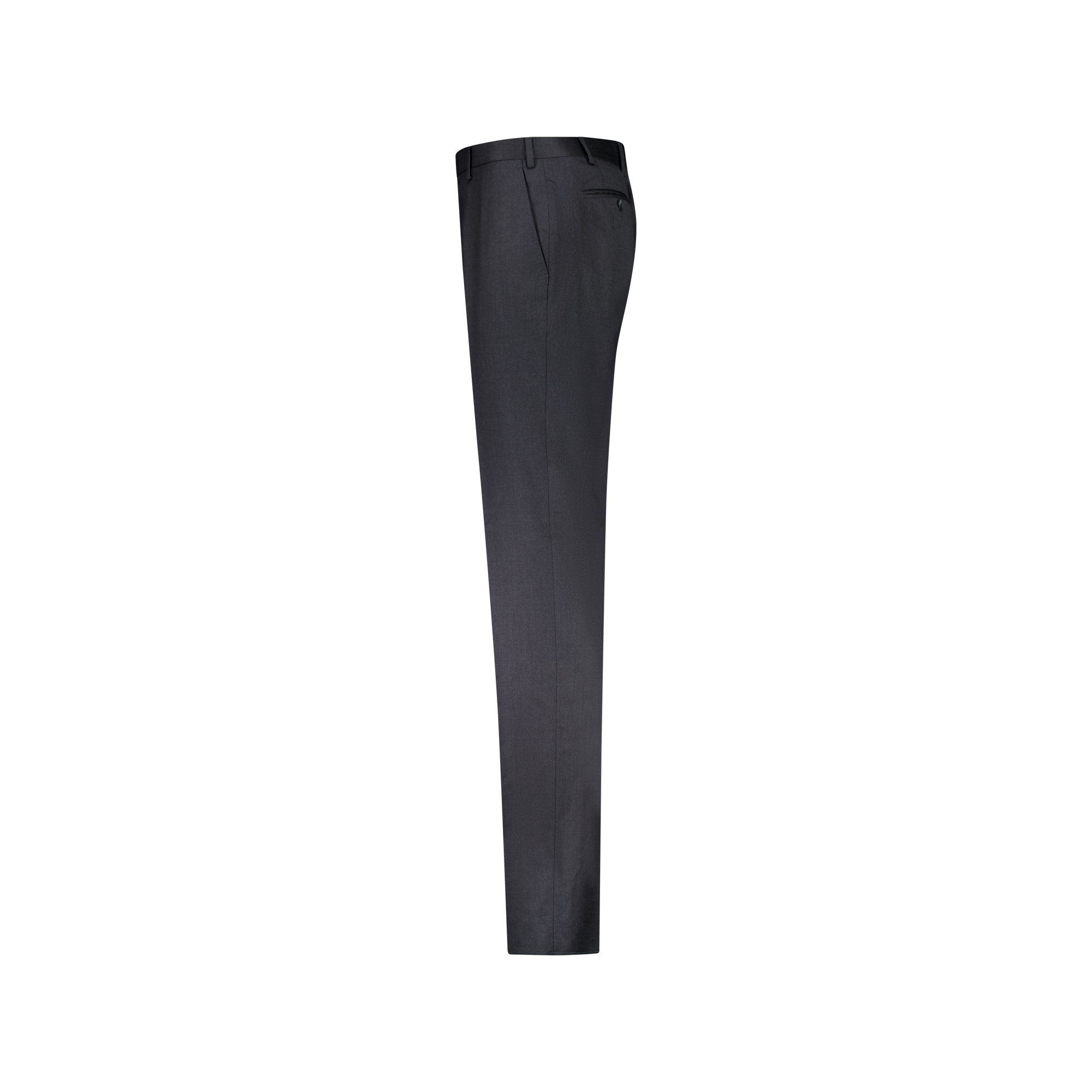 HENRY SARTORIAL Men's Classic Plain Dress Pants in Charcoal Gray - Perfect for Office, Business Casual & Formal Occasions