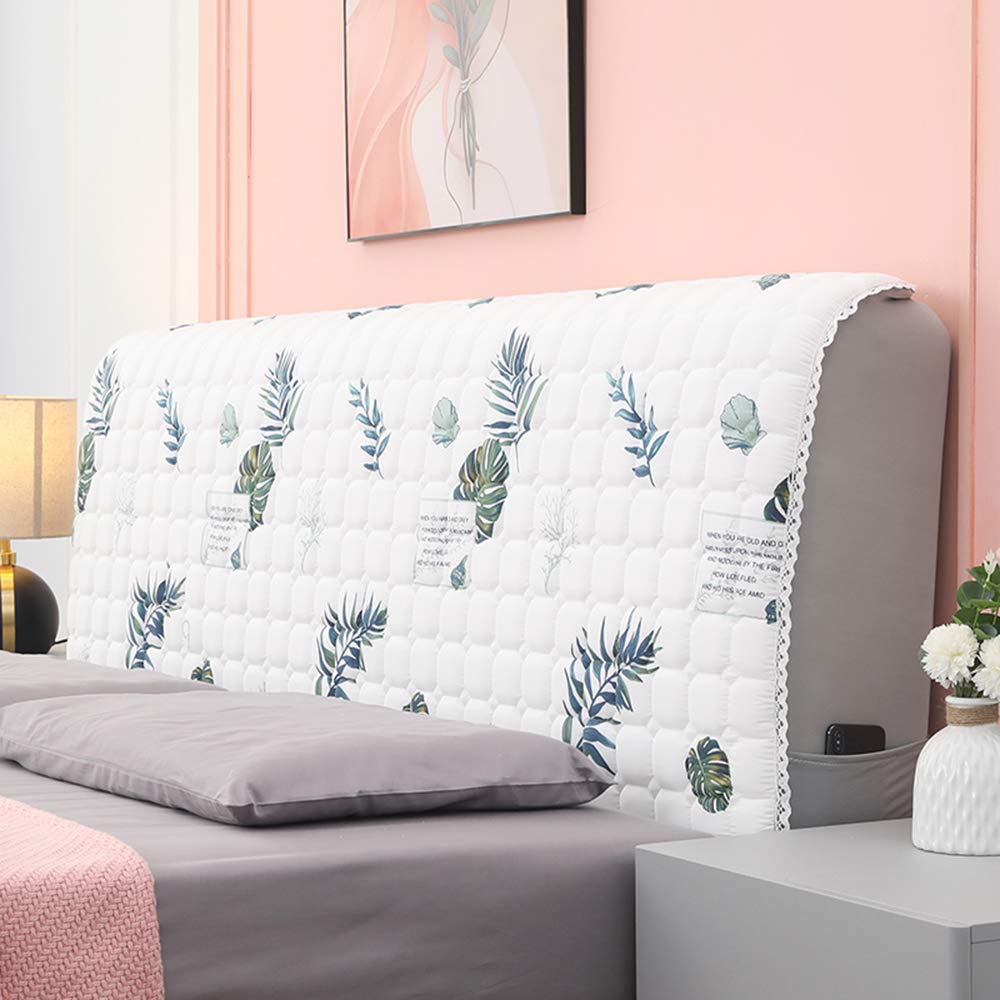Stretch Bed Headboard Cover - Dustproof Slipcover Protector for Beds (150cm, Solid Color) | Elegant Bedroom Decoration & Home Decor Upgrade
